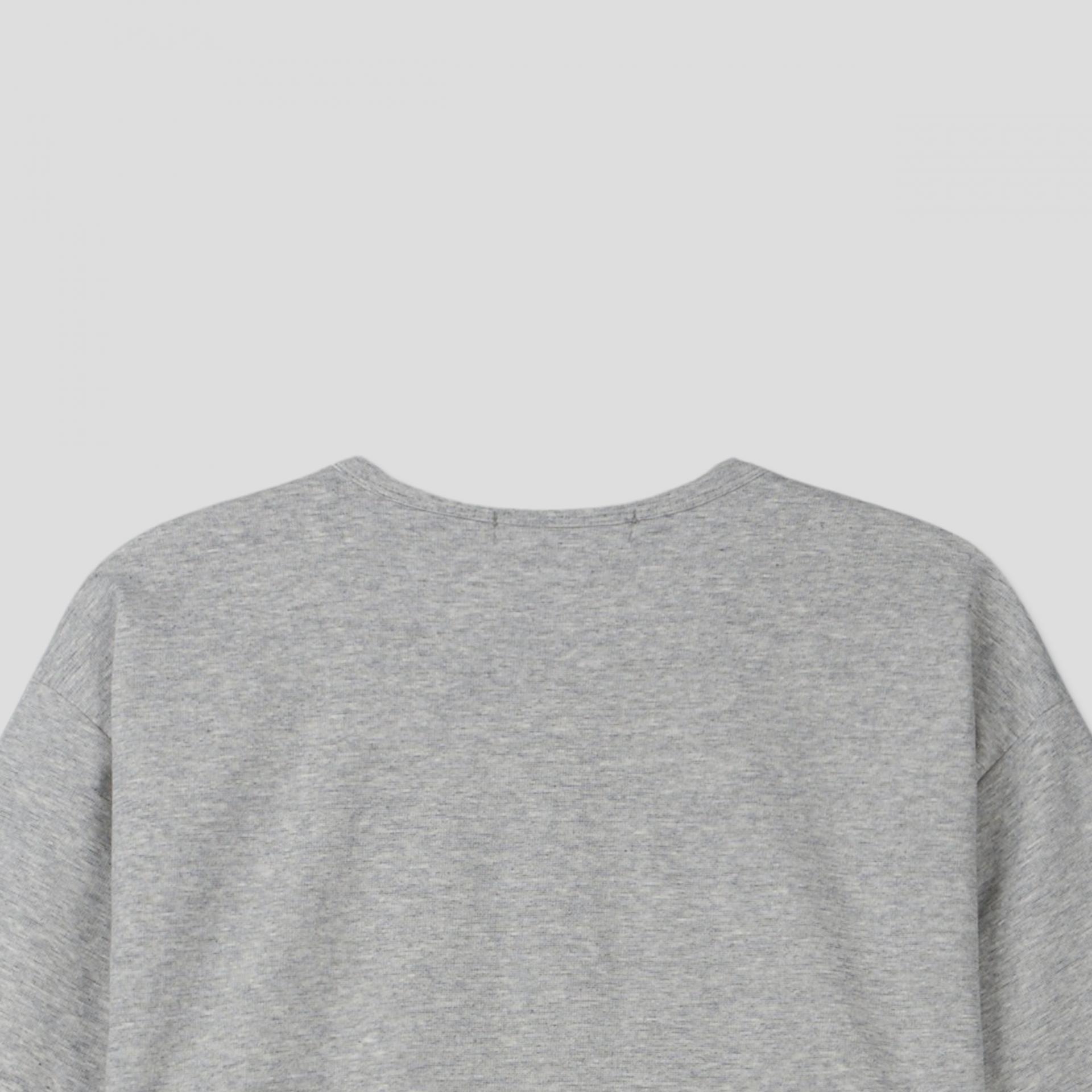 under snap half-t-shirt