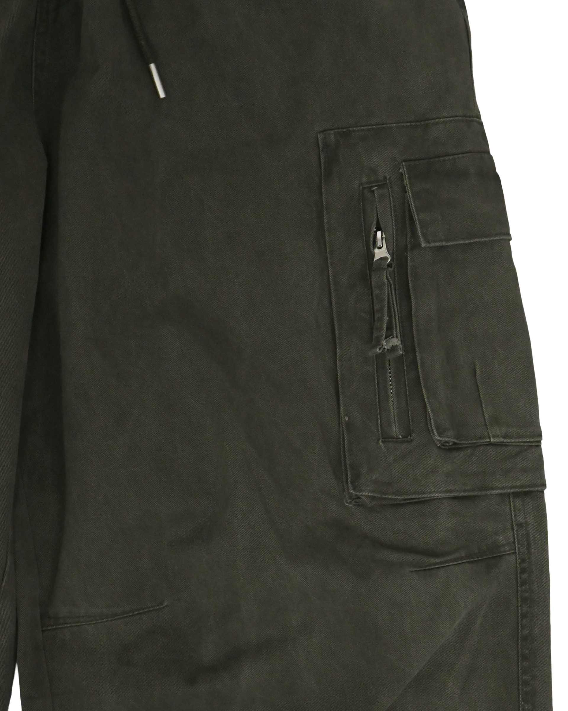 box pocket cargo cotton pants