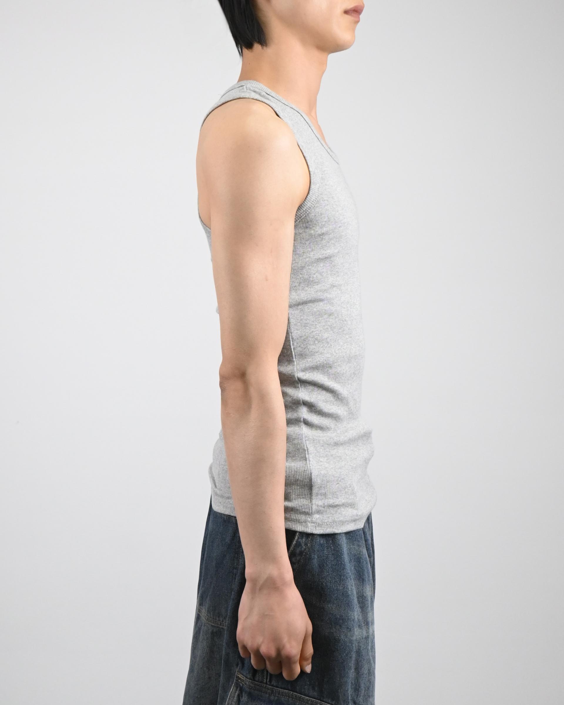 stretchable ribbed vest
