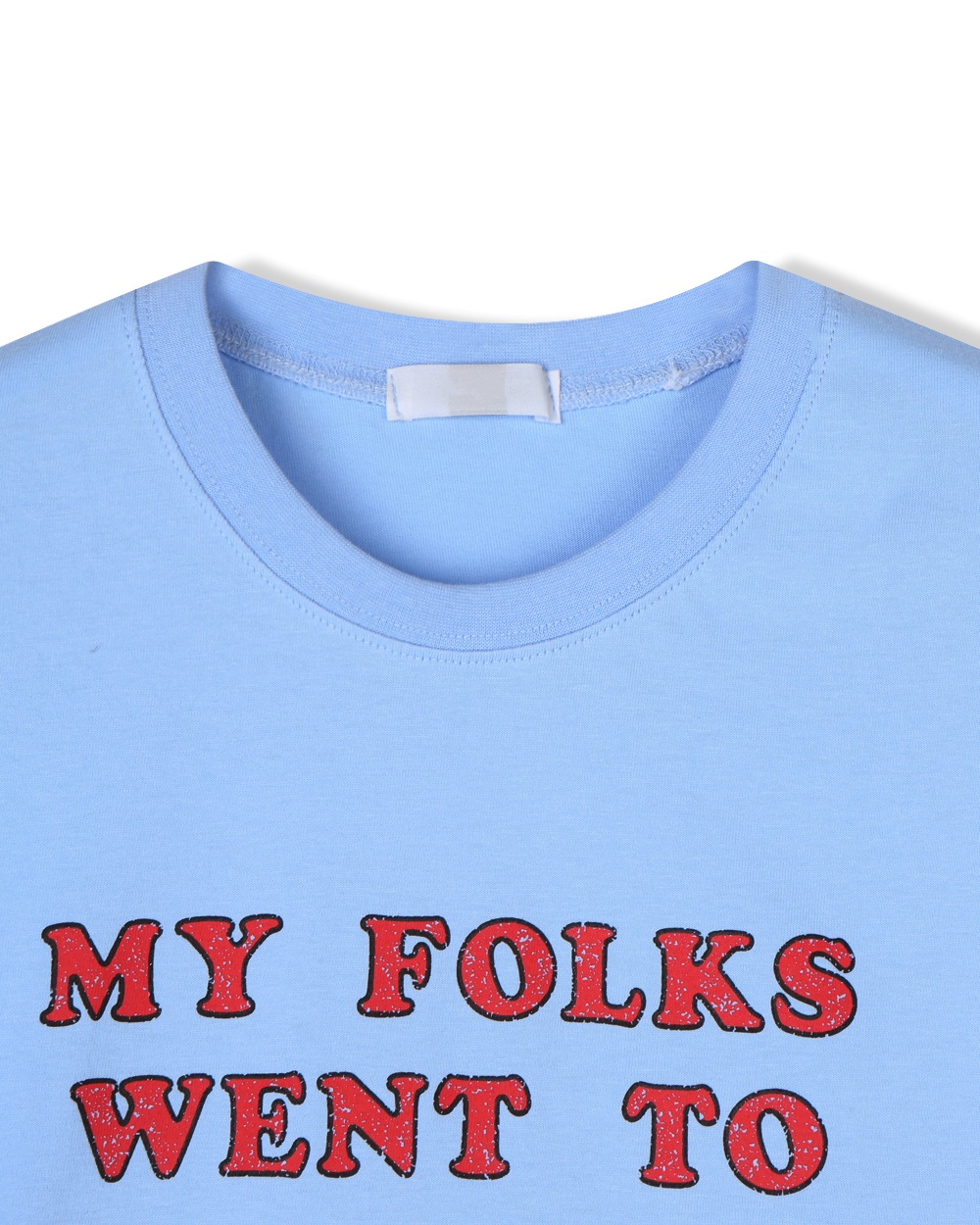 luge lettering half t-shirt