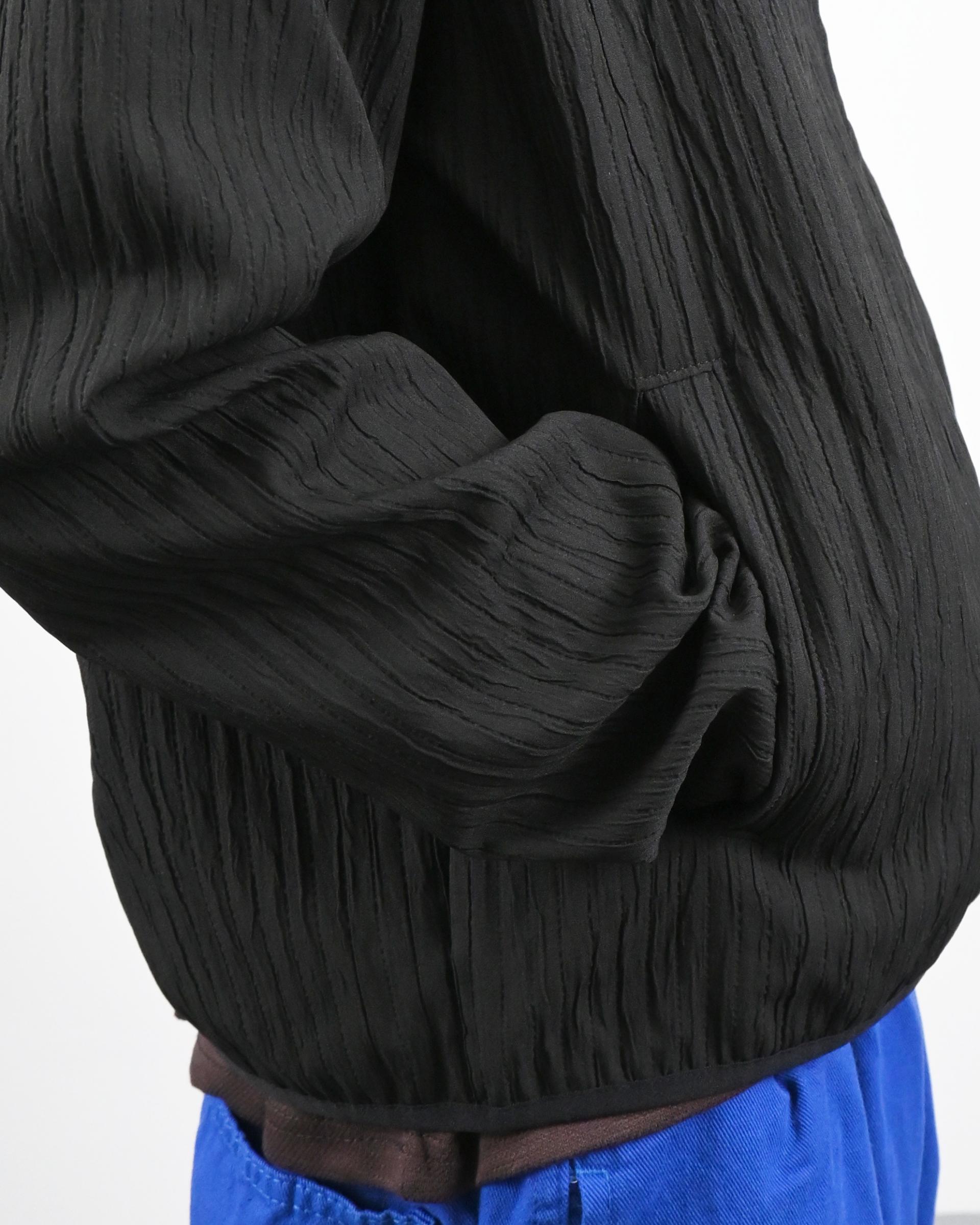 compose pleats diagonal zip-up