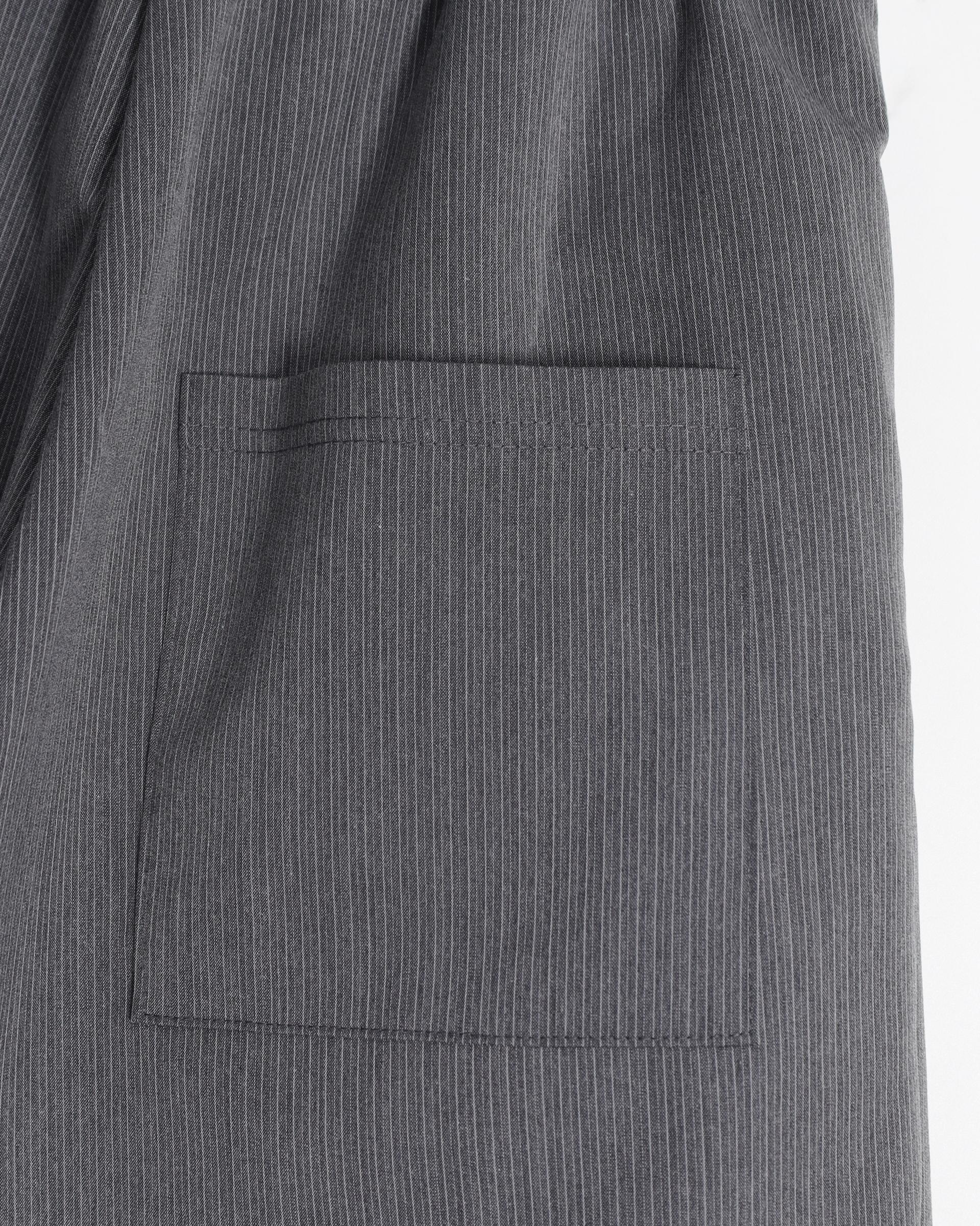 three tuck stripe bermuda slacks