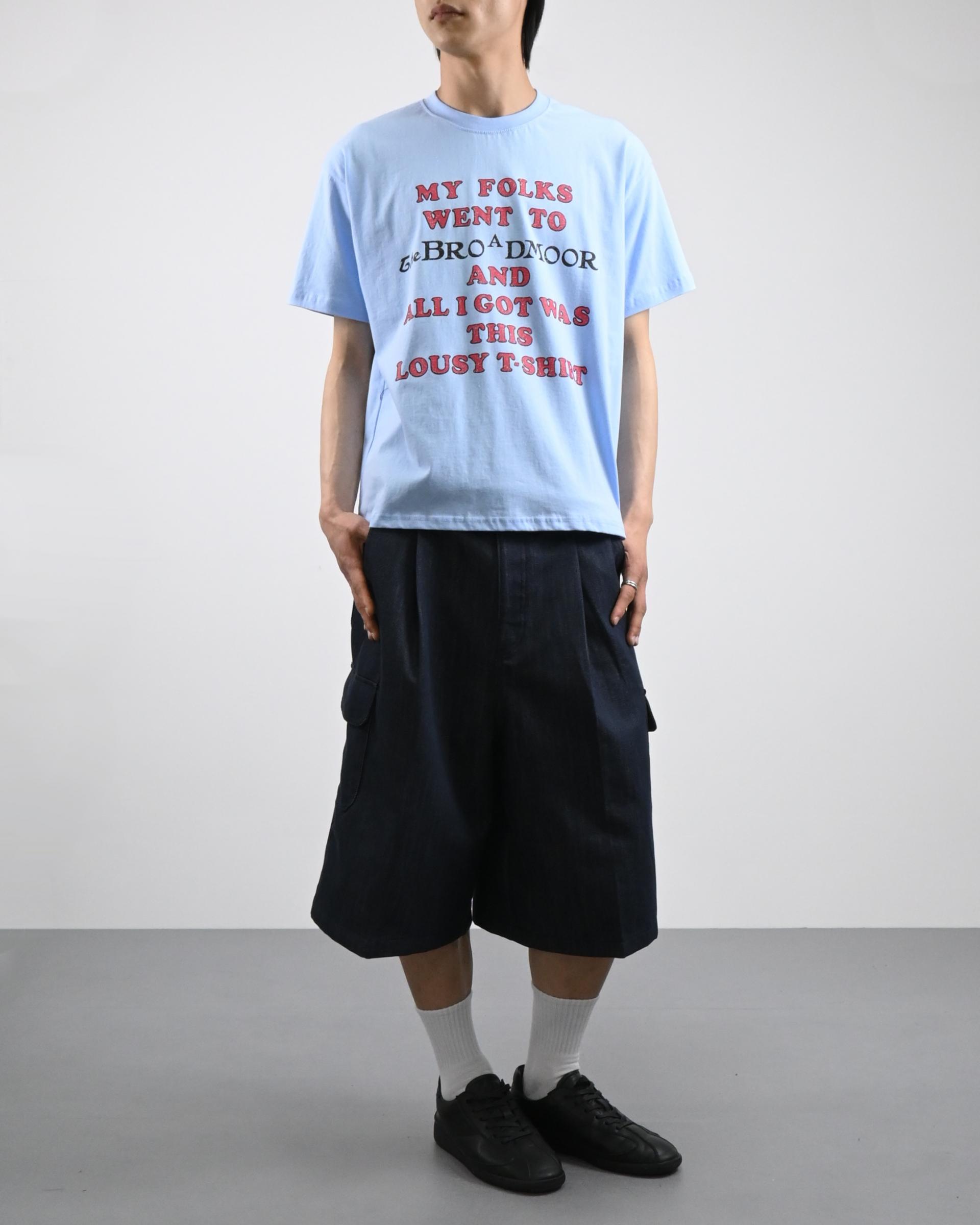 luge lettering half t-shirt