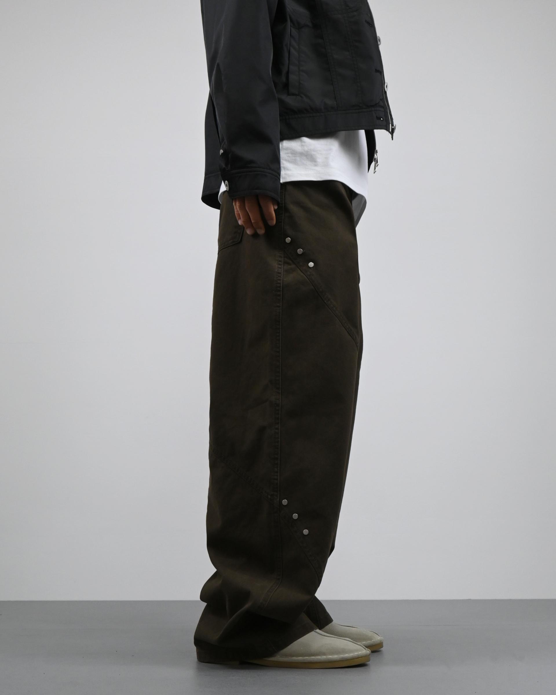 bio cotton rivet pants