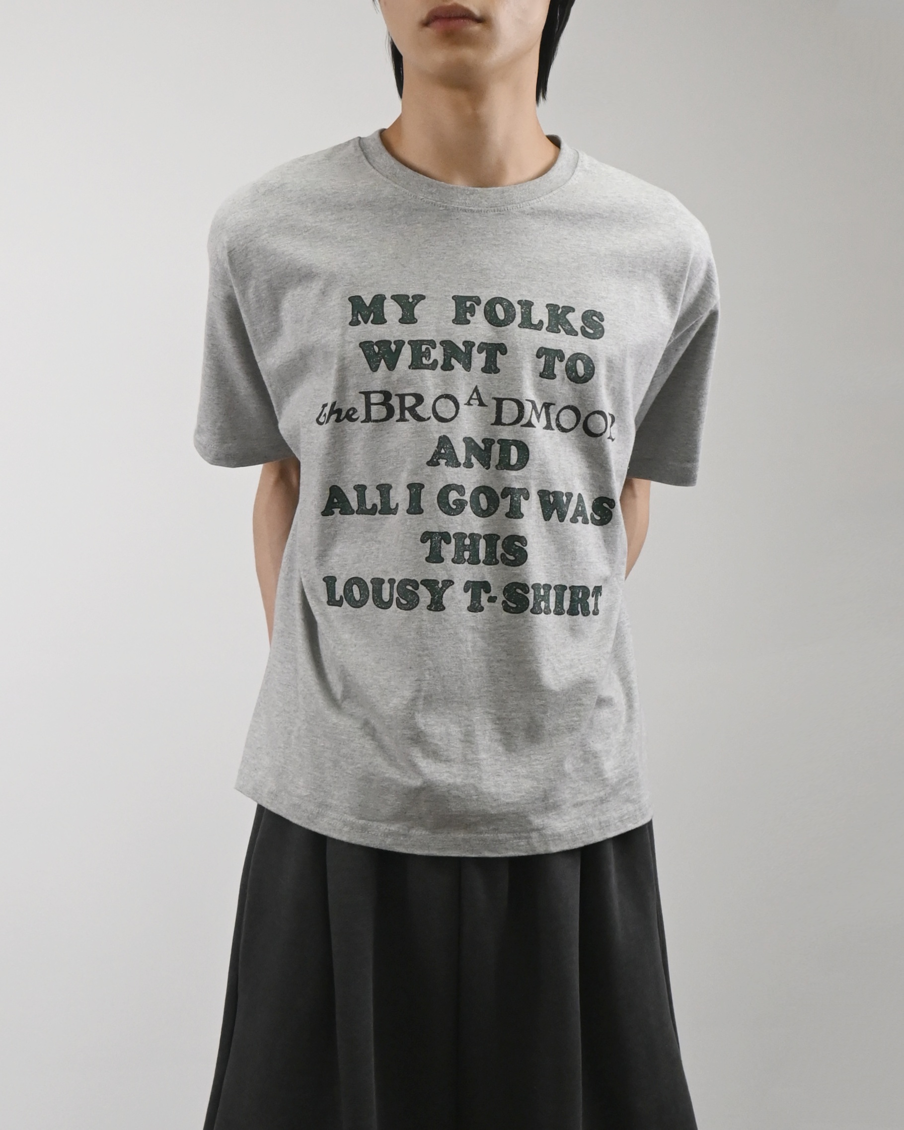 luge lettering half t-shirt