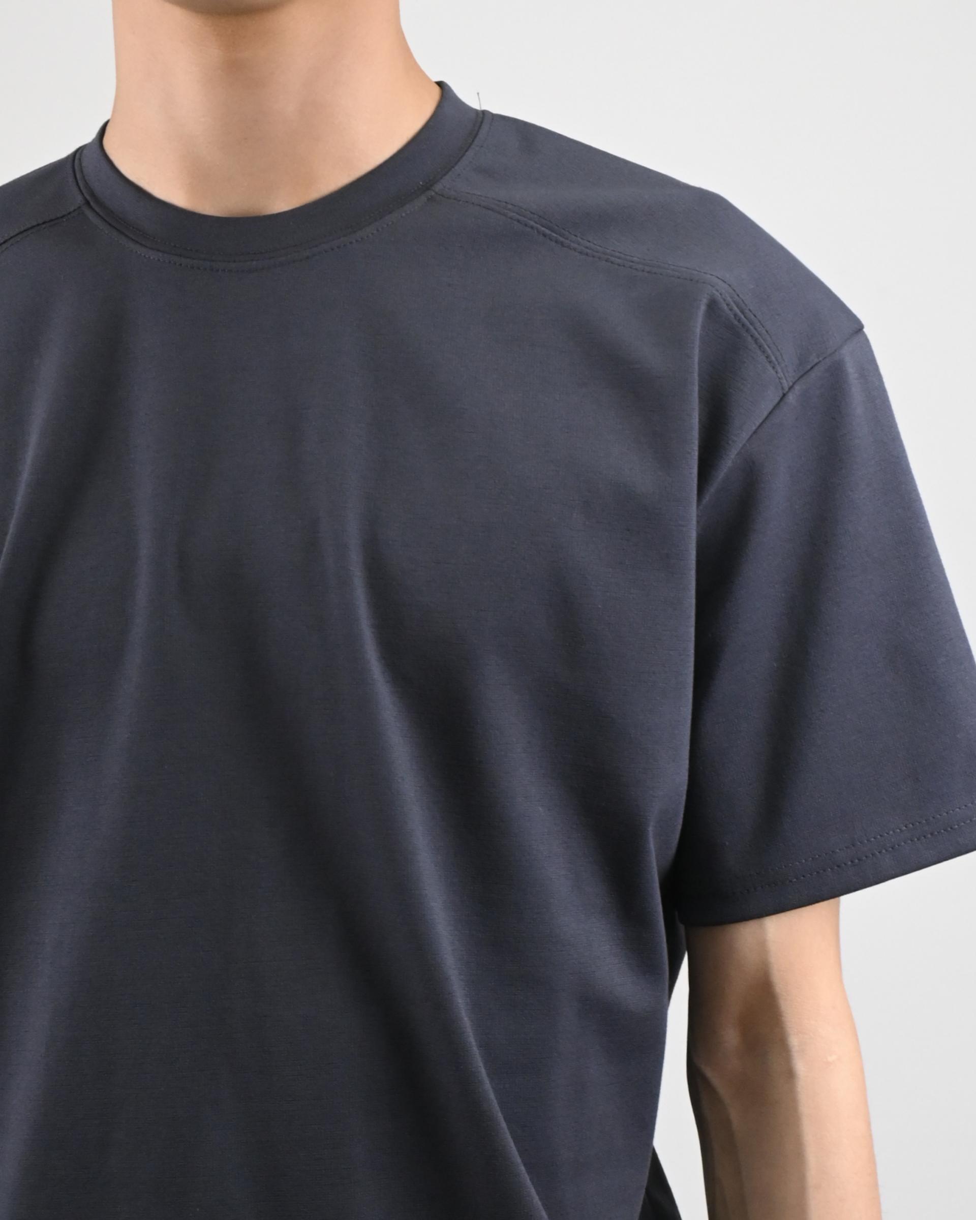 front shoulder line half t-shirt