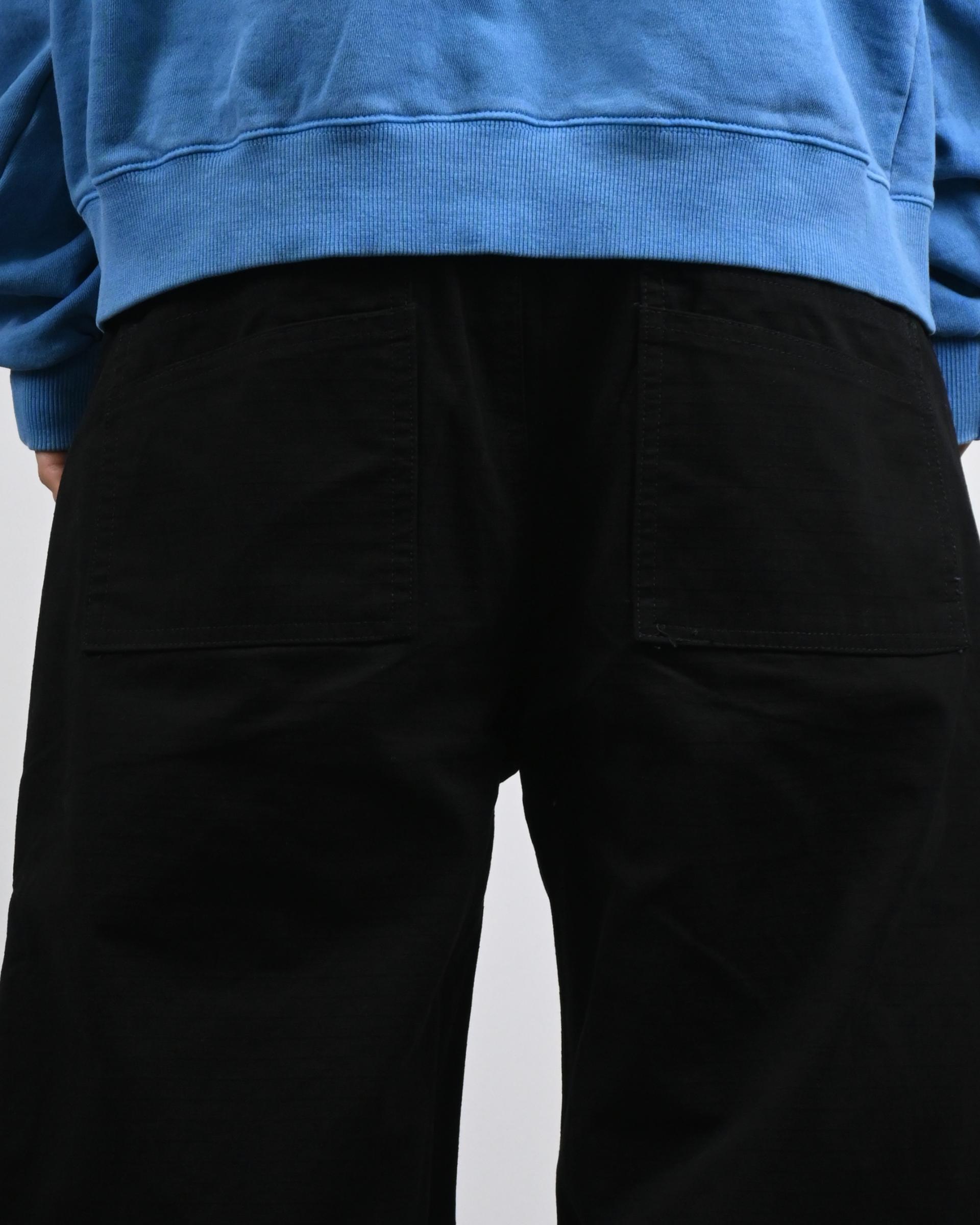 razor washed black denim pants 복제