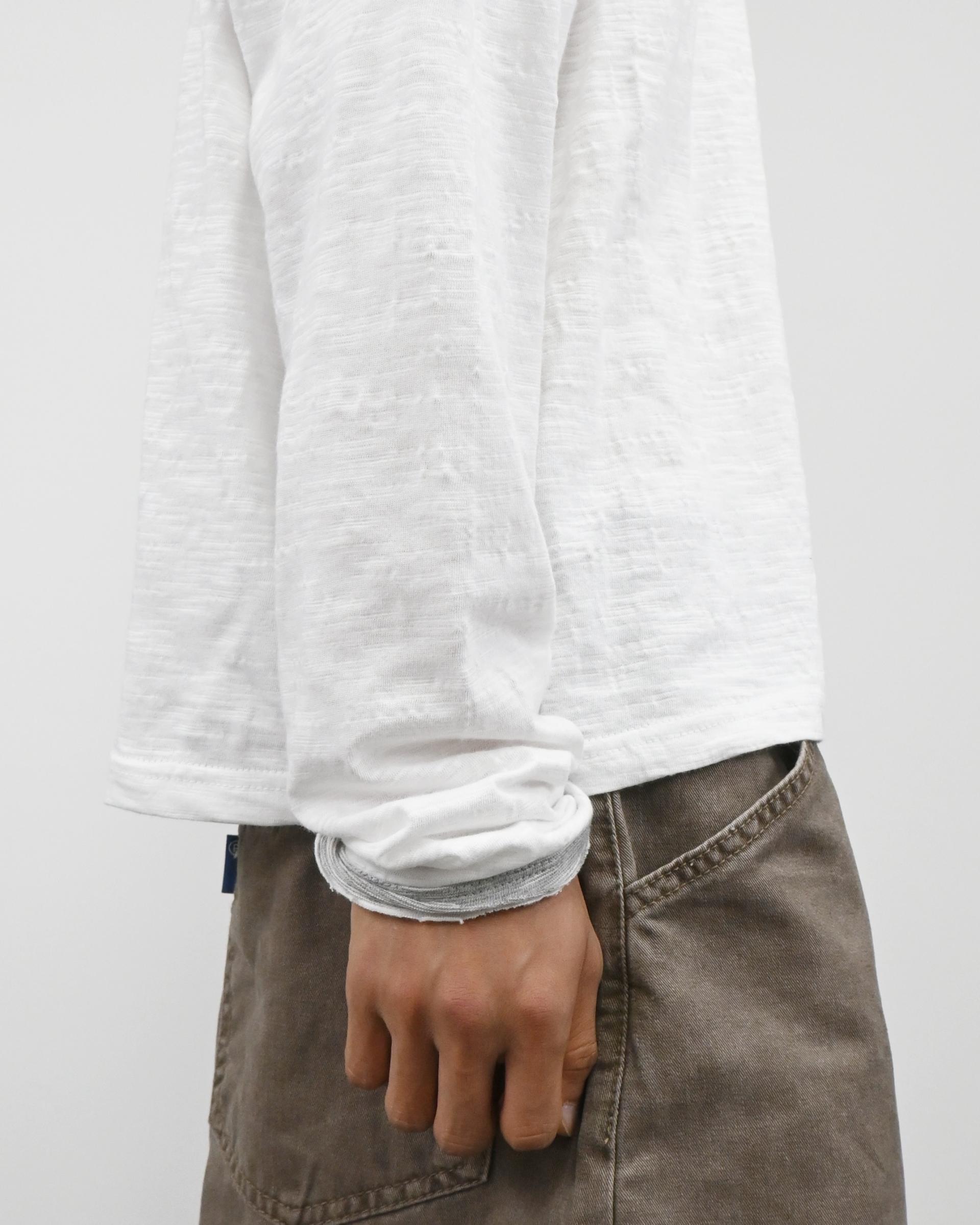 damage slub ringer t-shirt