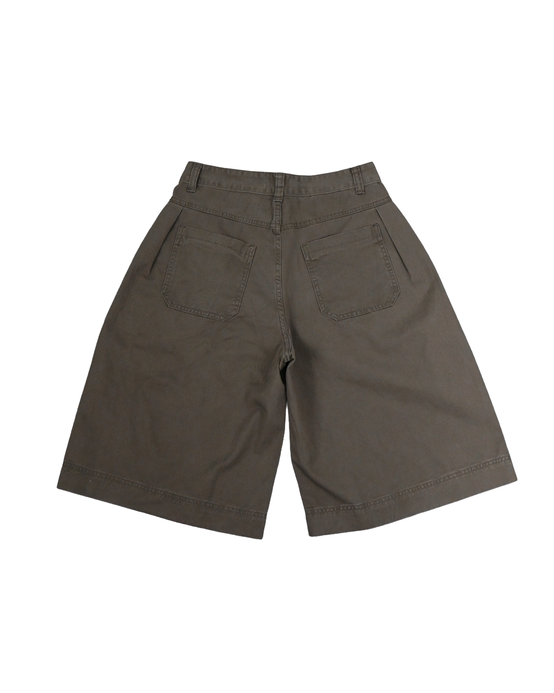 pigment two tuck bermuda cotton pants