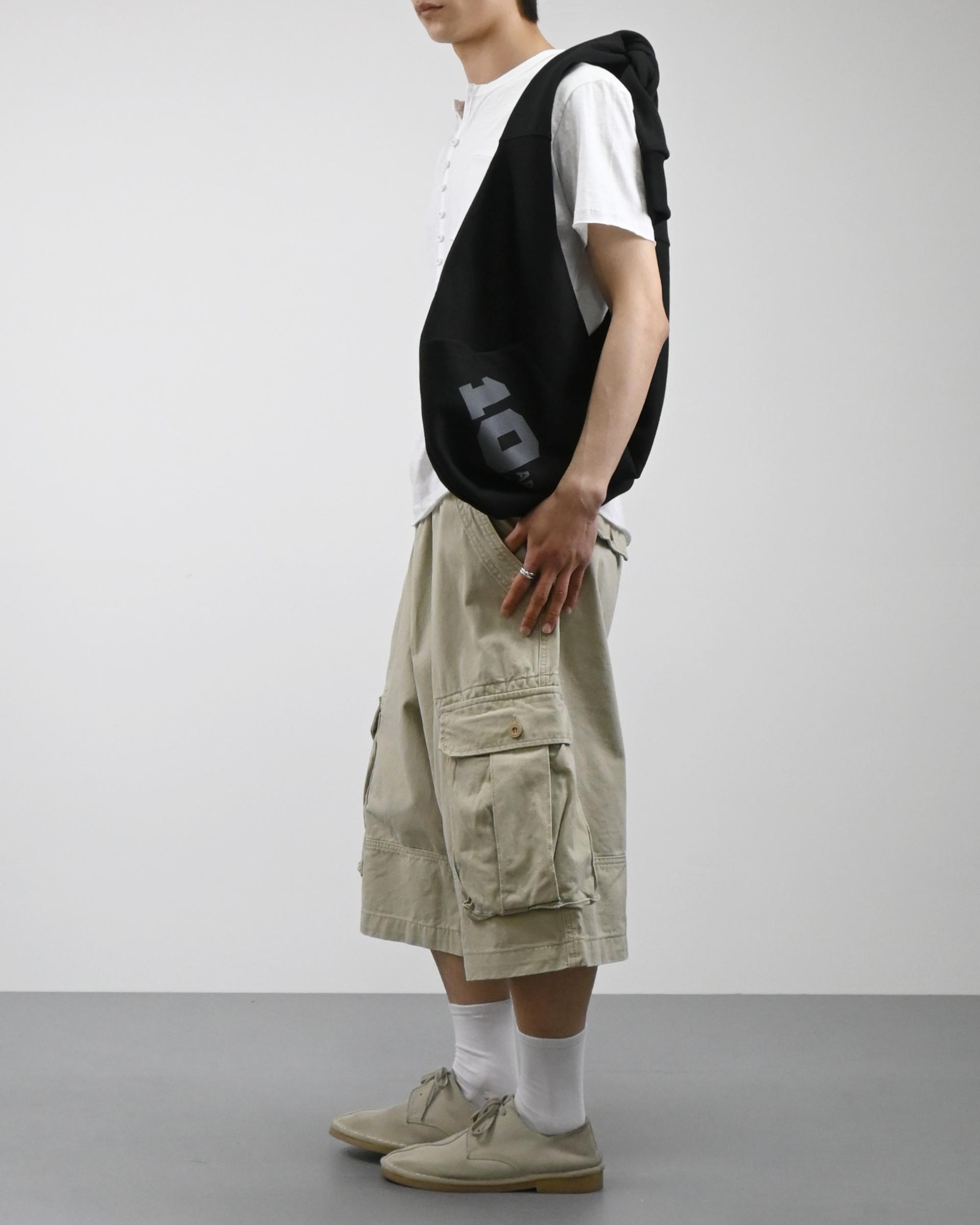 bio cotton bermuda cargo pants