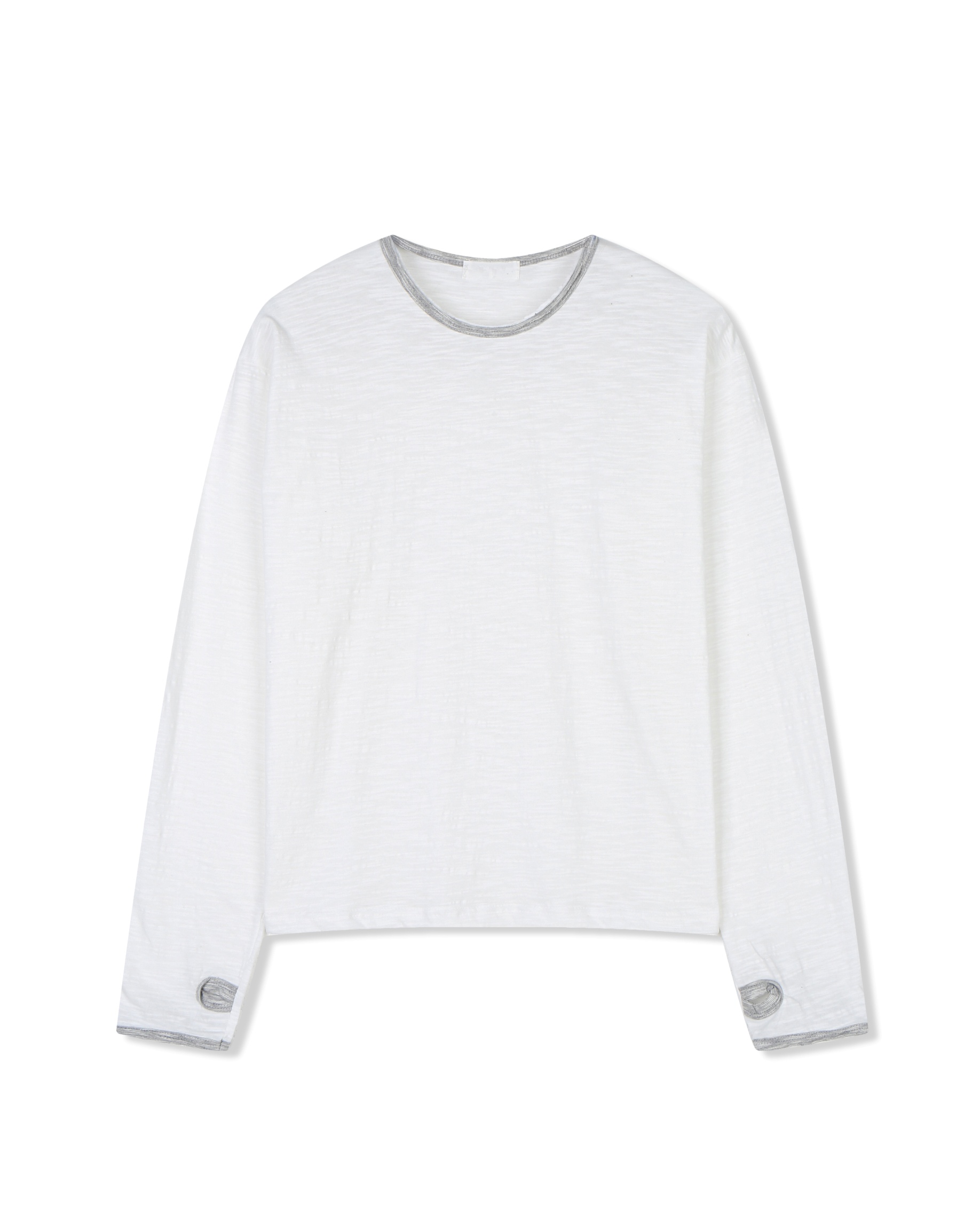 damage slub ringer t-shirt