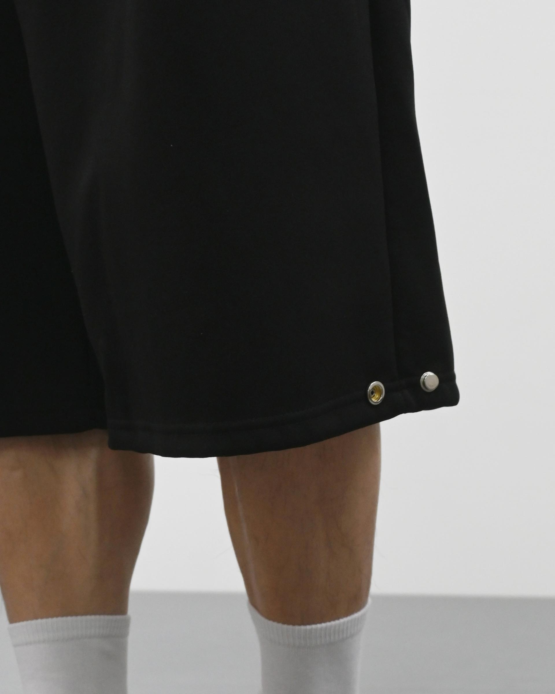 snap bermuda sweatpants