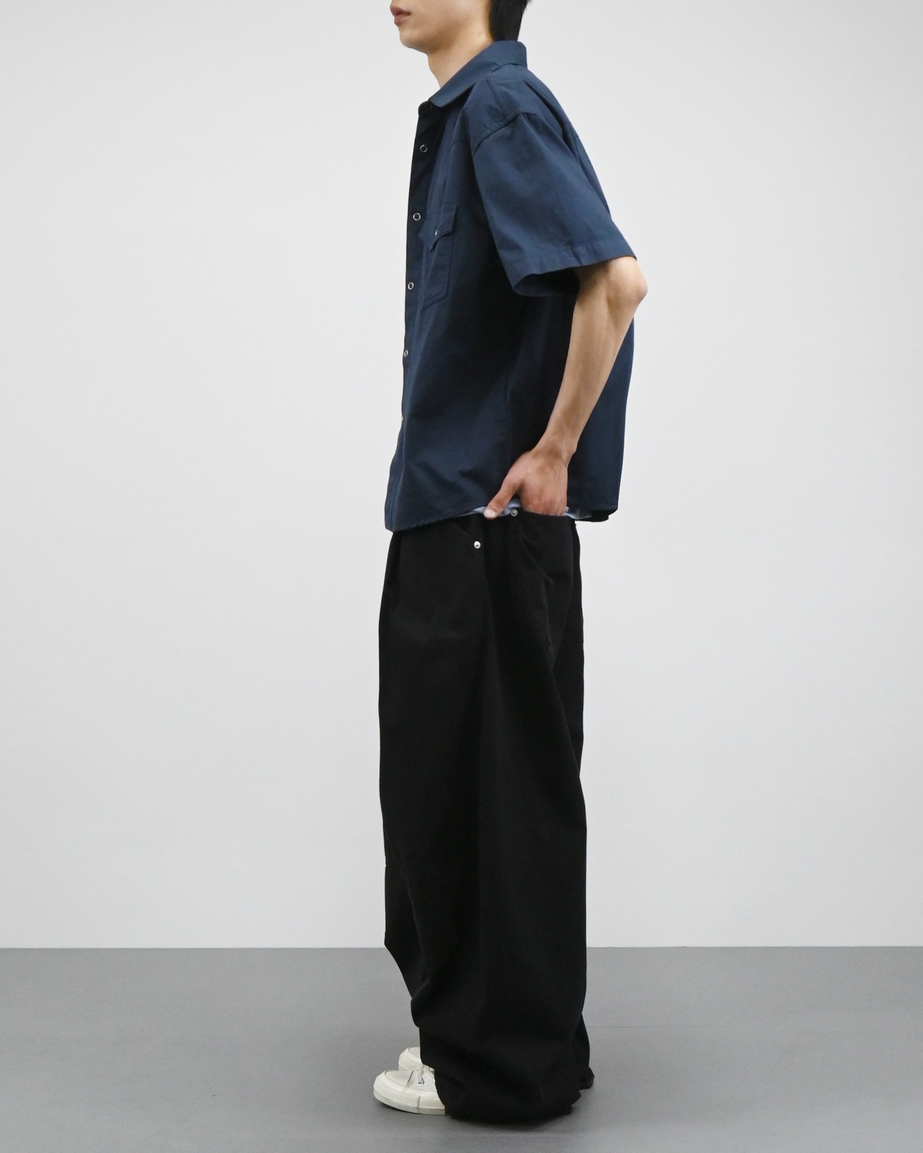 volumetric balloon cotton pants