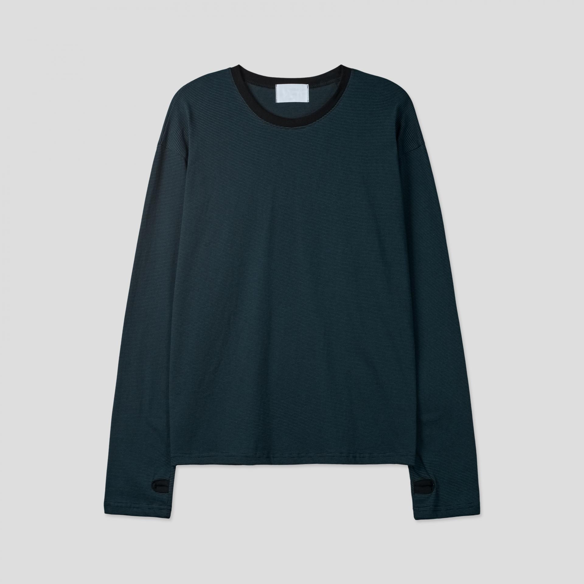 calm stripe warmer long sleeve