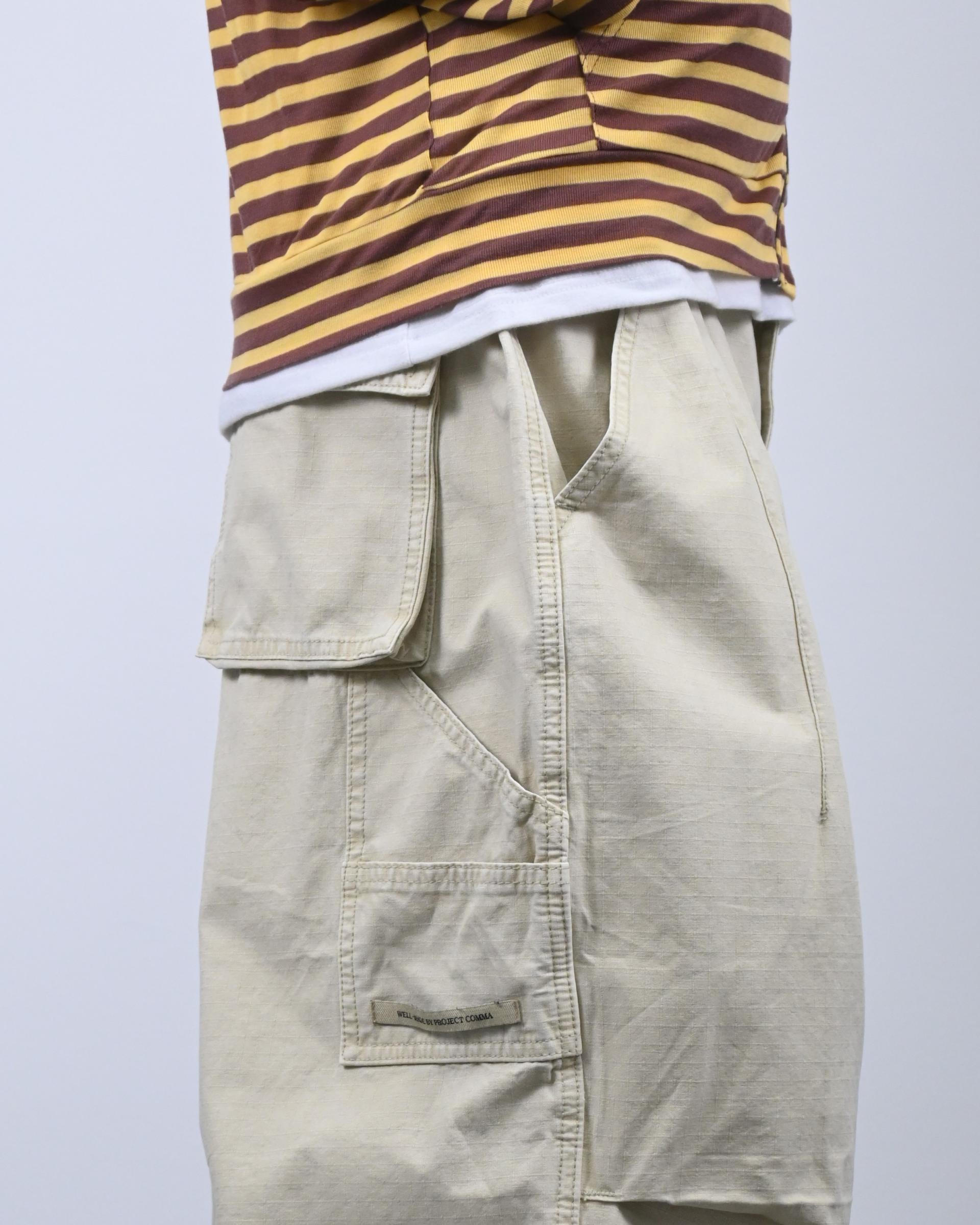 lip stop dining parasuit cotton pants