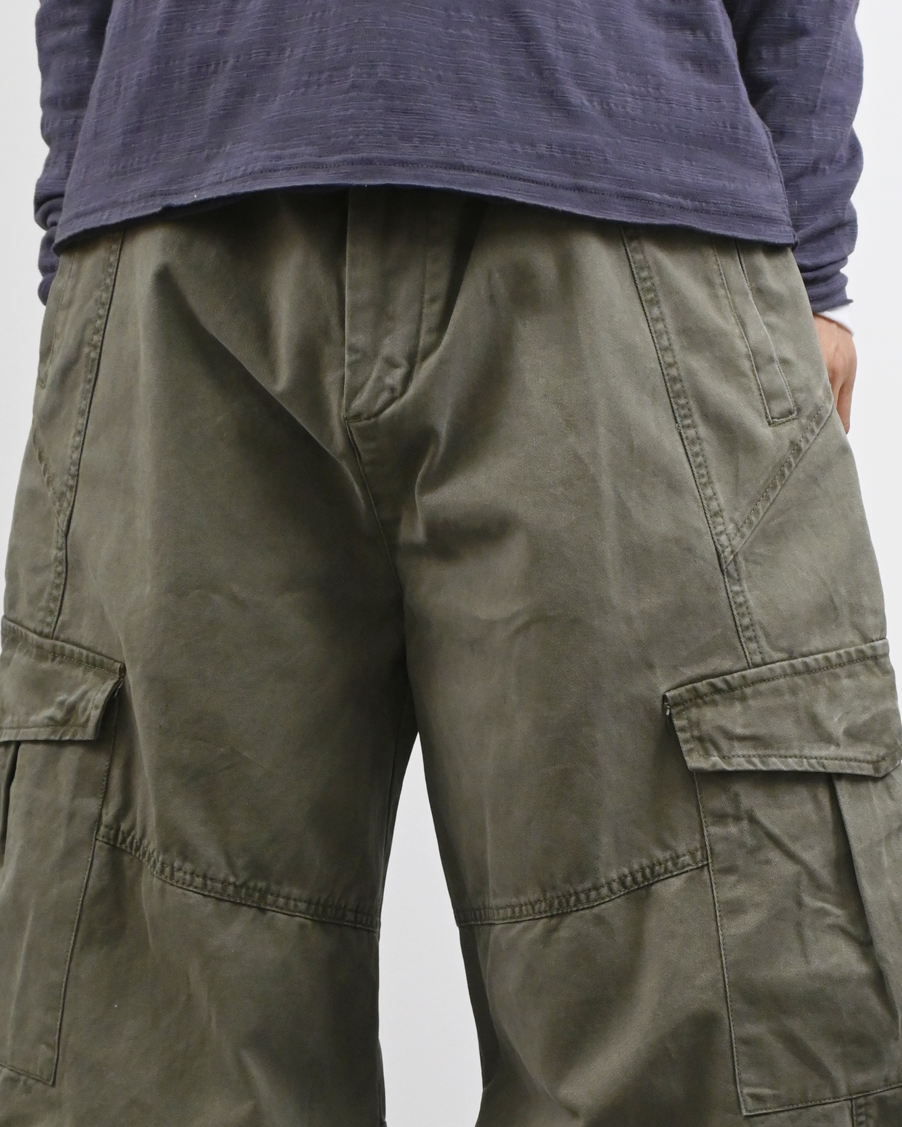 neon invision curved cotton pants