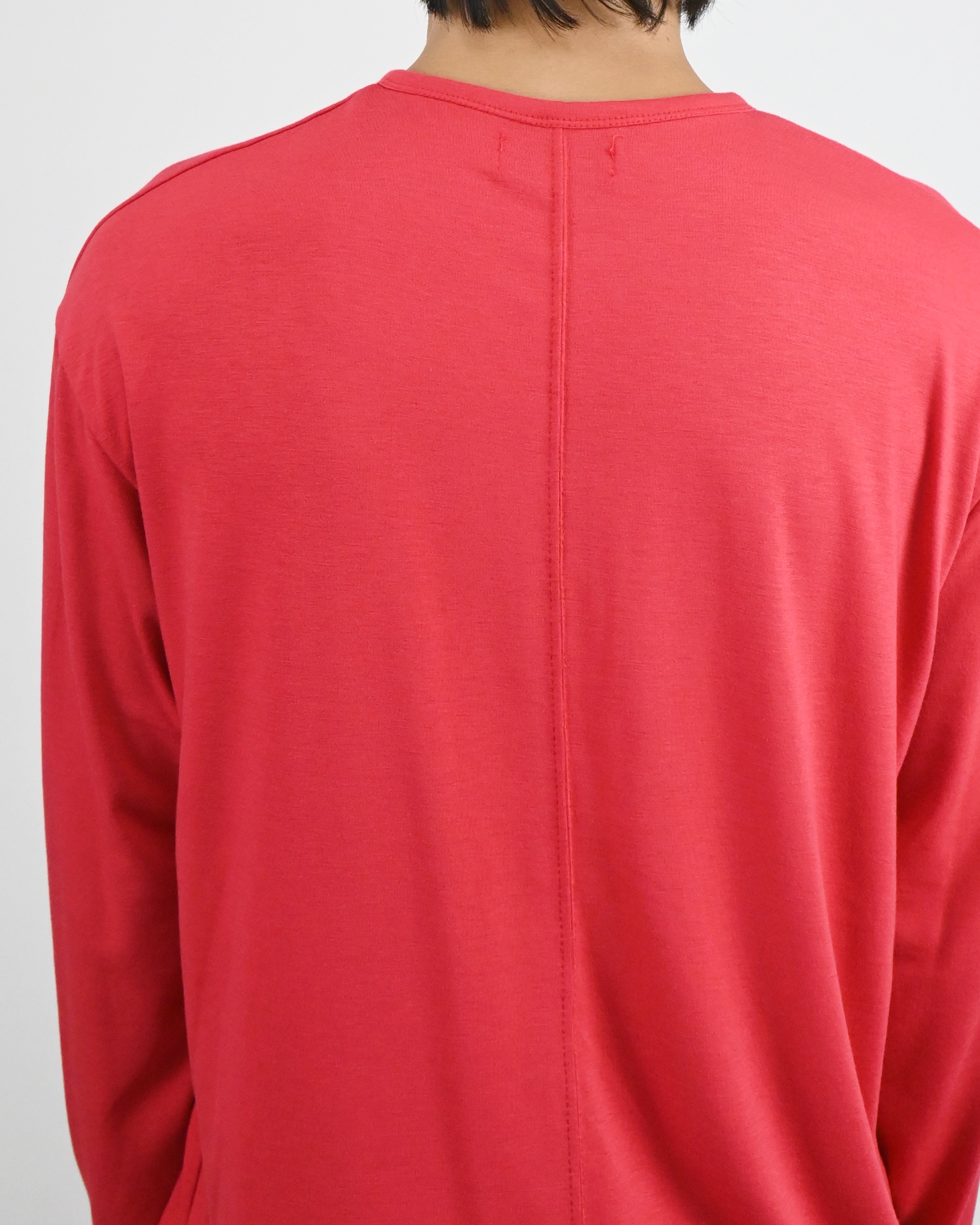 back slit henley neck t-shirts