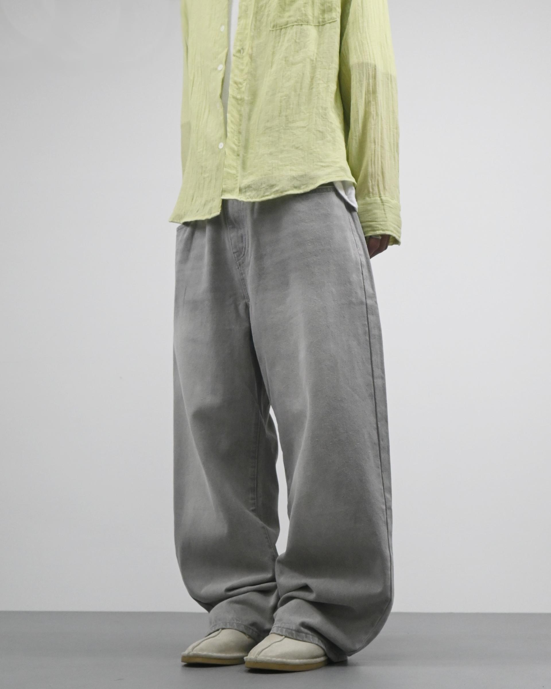 grash washed denim pants