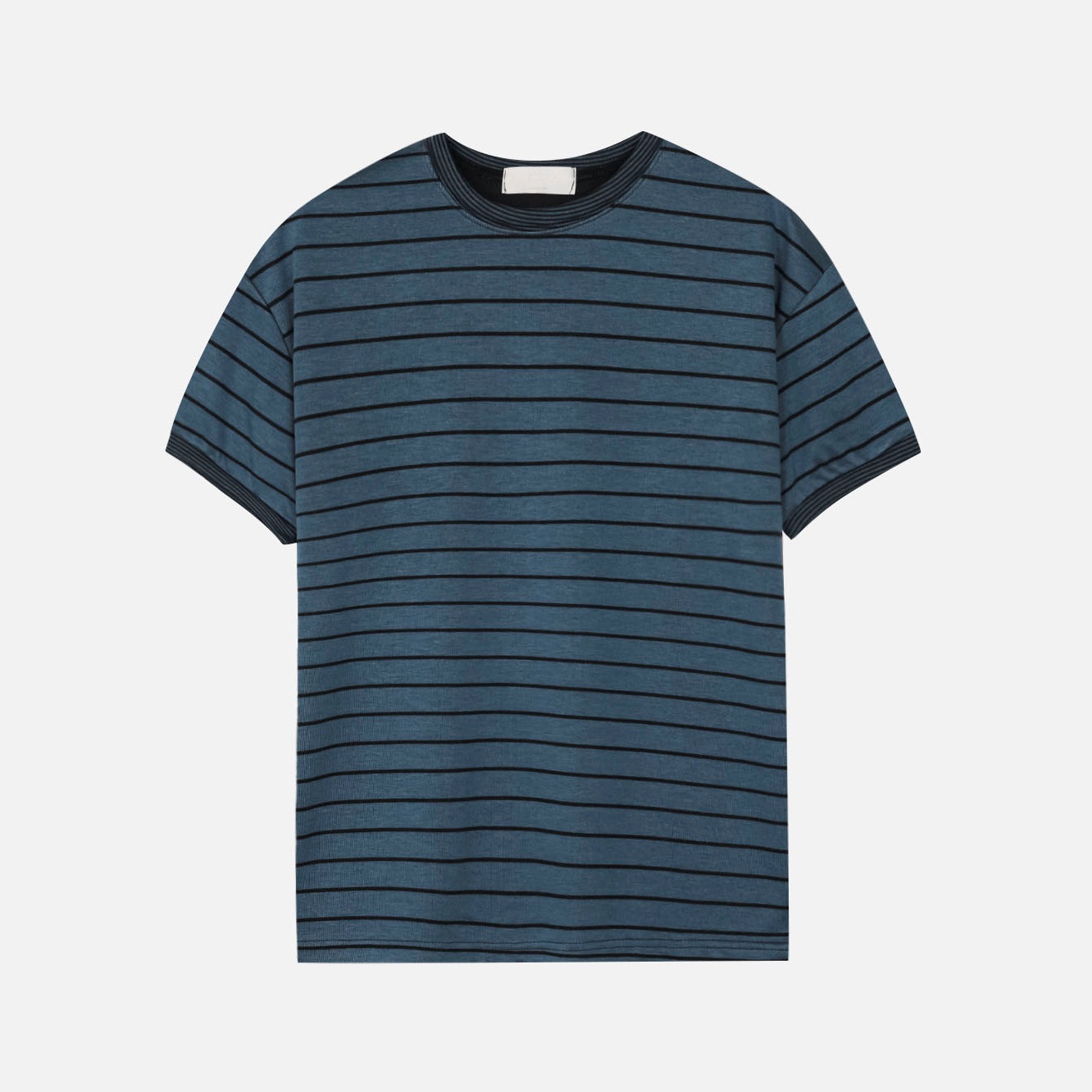 stripe ringer half t-shirt
