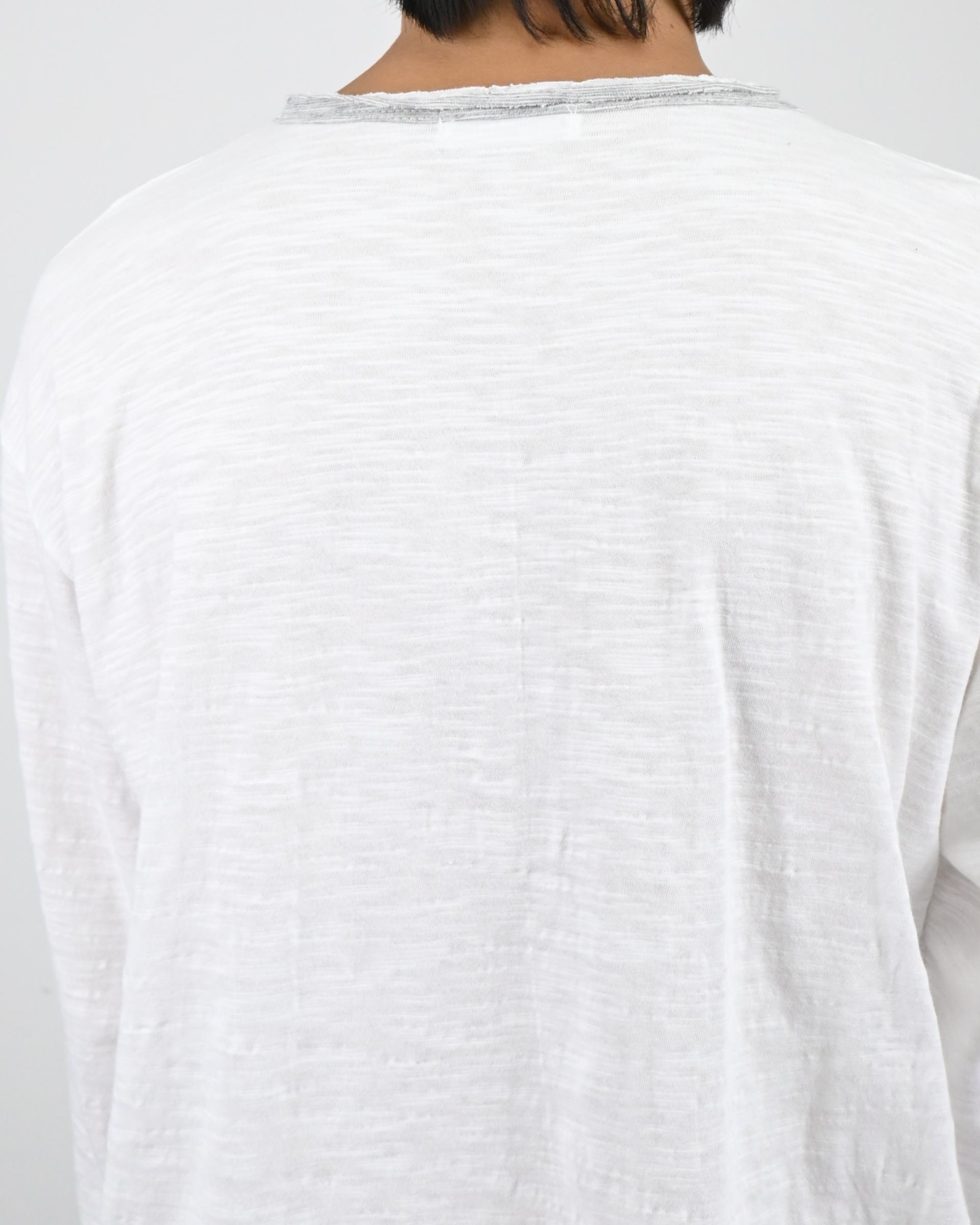damage slub ringer t-shirt