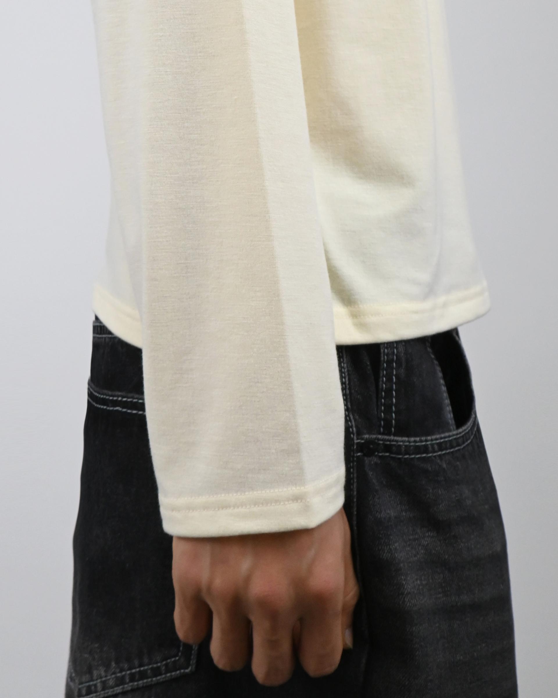 slub henley neck long sleeve 복제
