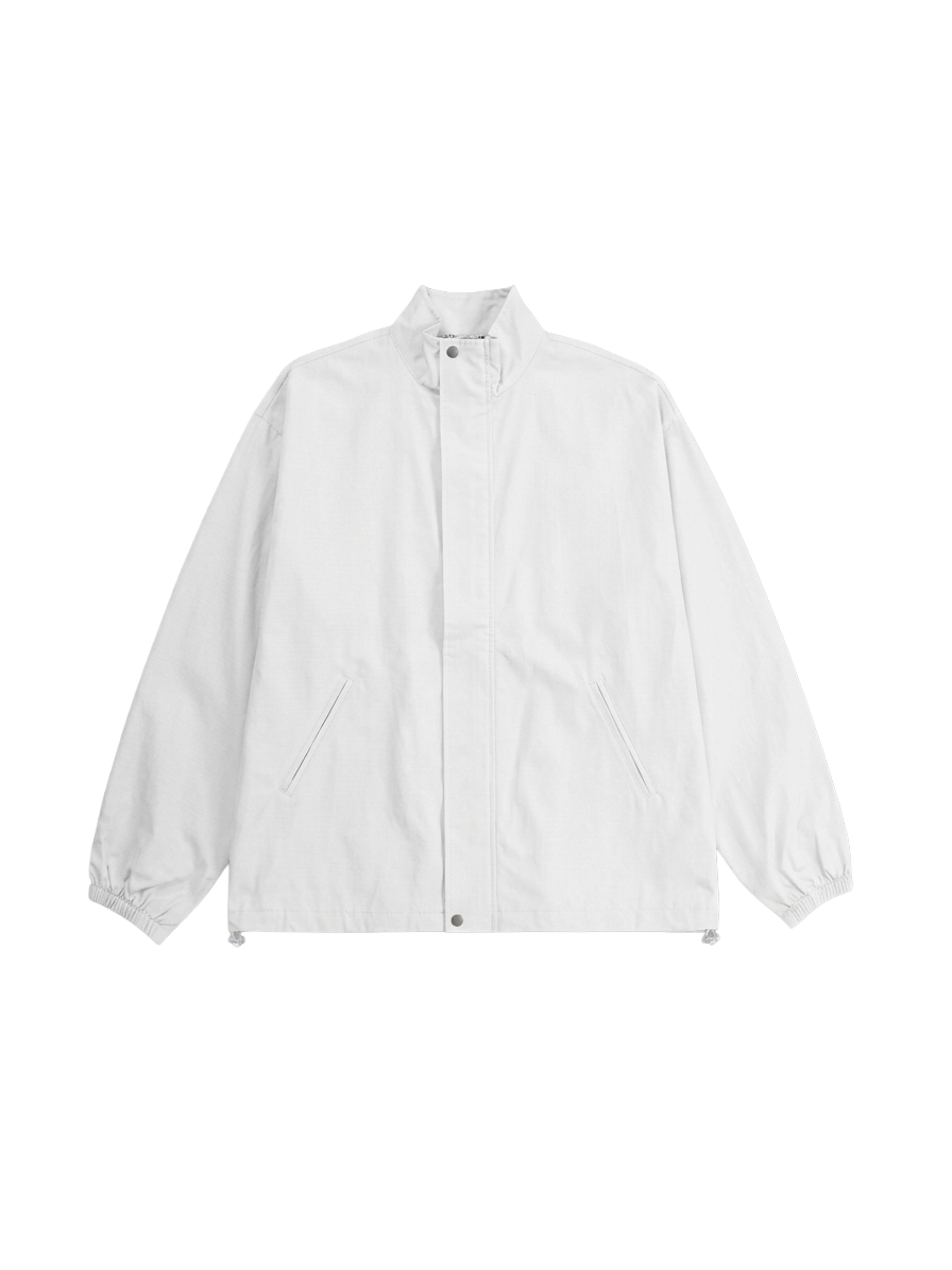 high neck windbreaker