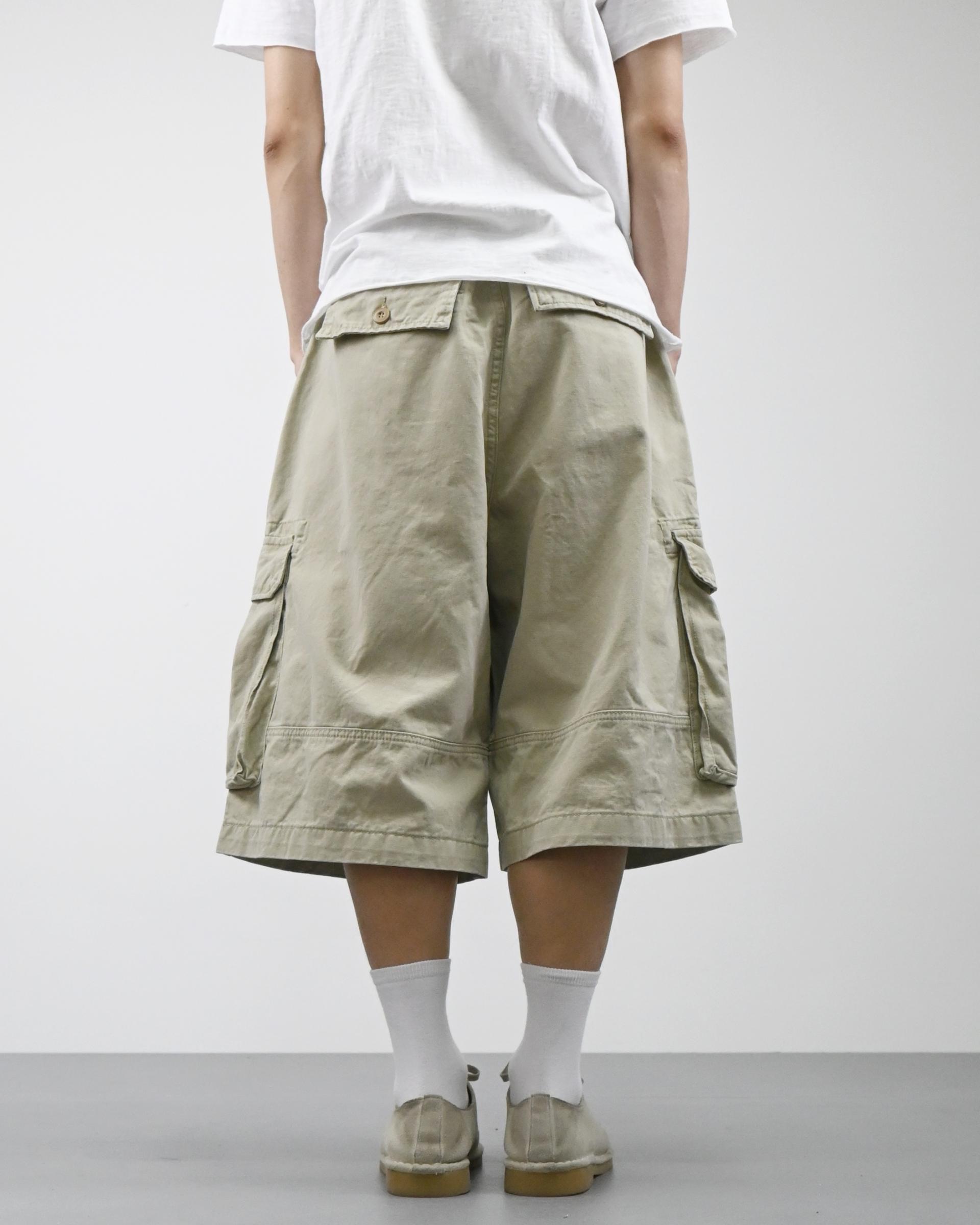bio cotton bermuda cargo pants