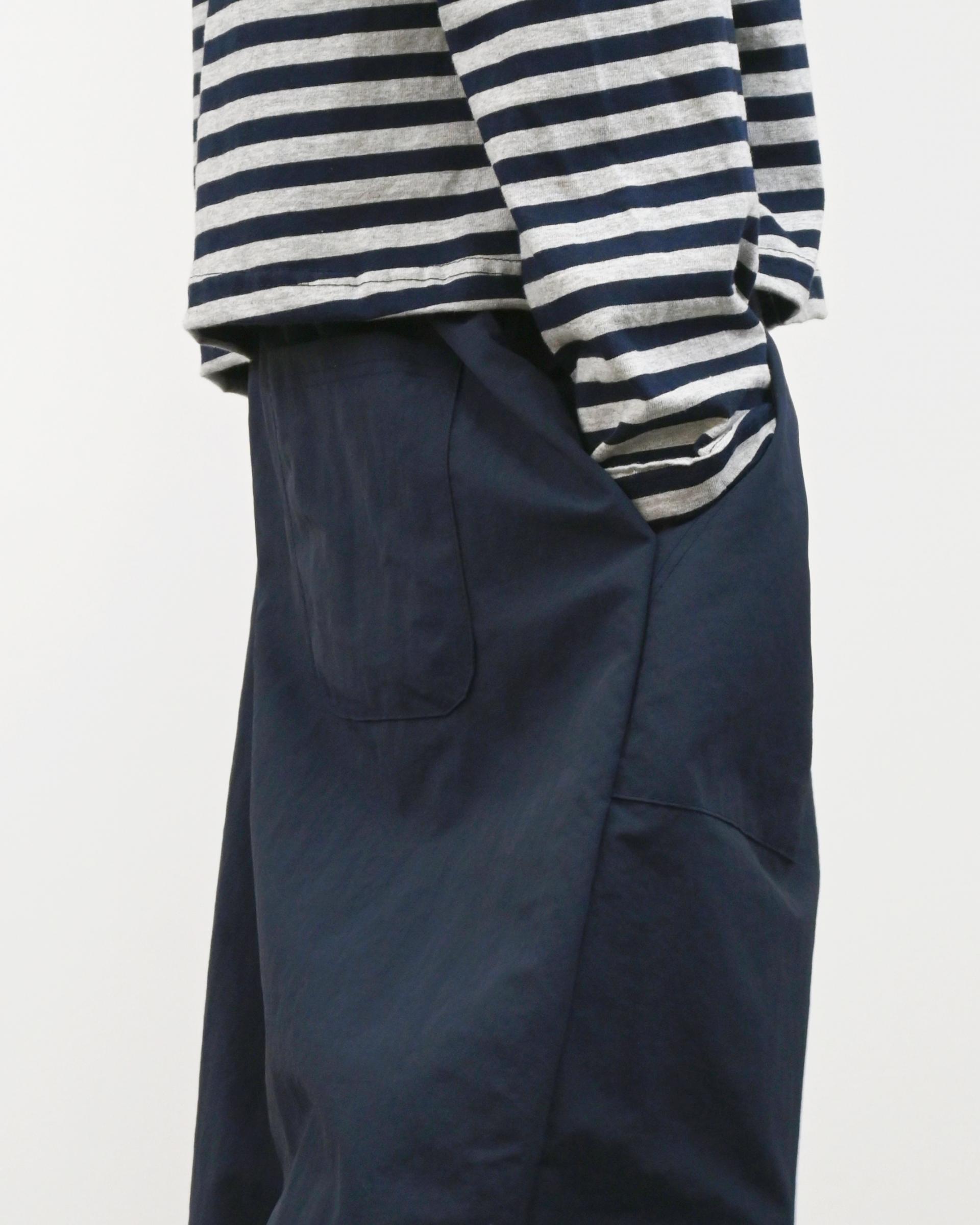 rope curved nylon pants