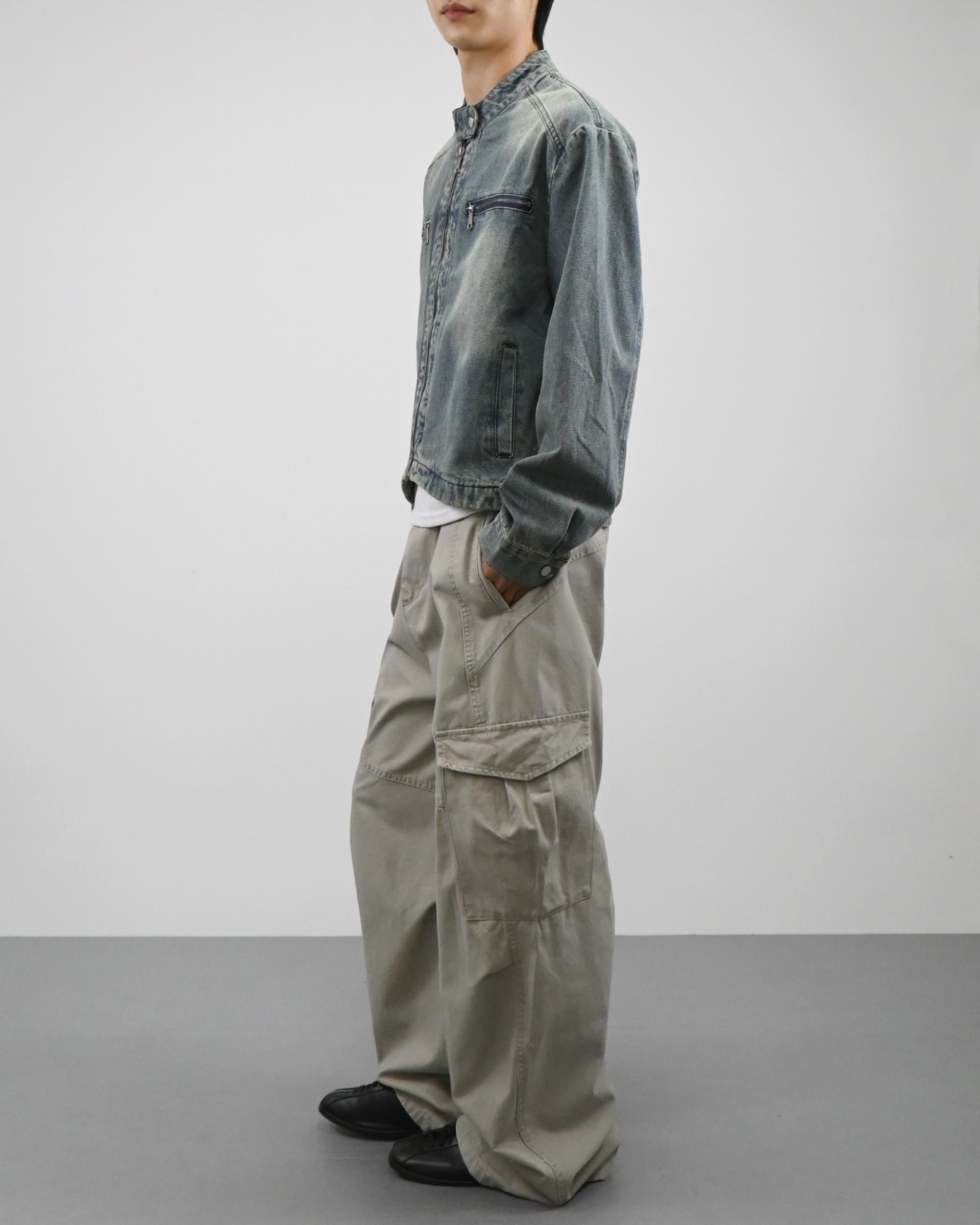 neon invision curved cotton pants