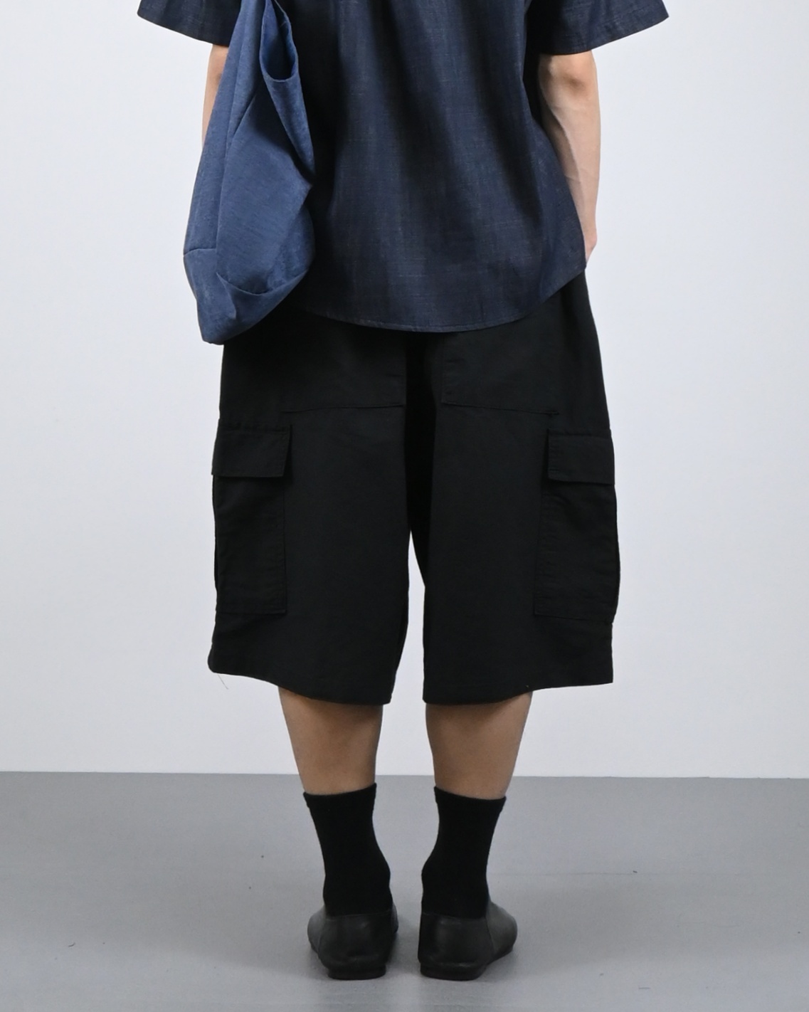 stopper linen bermuda cargo pants
