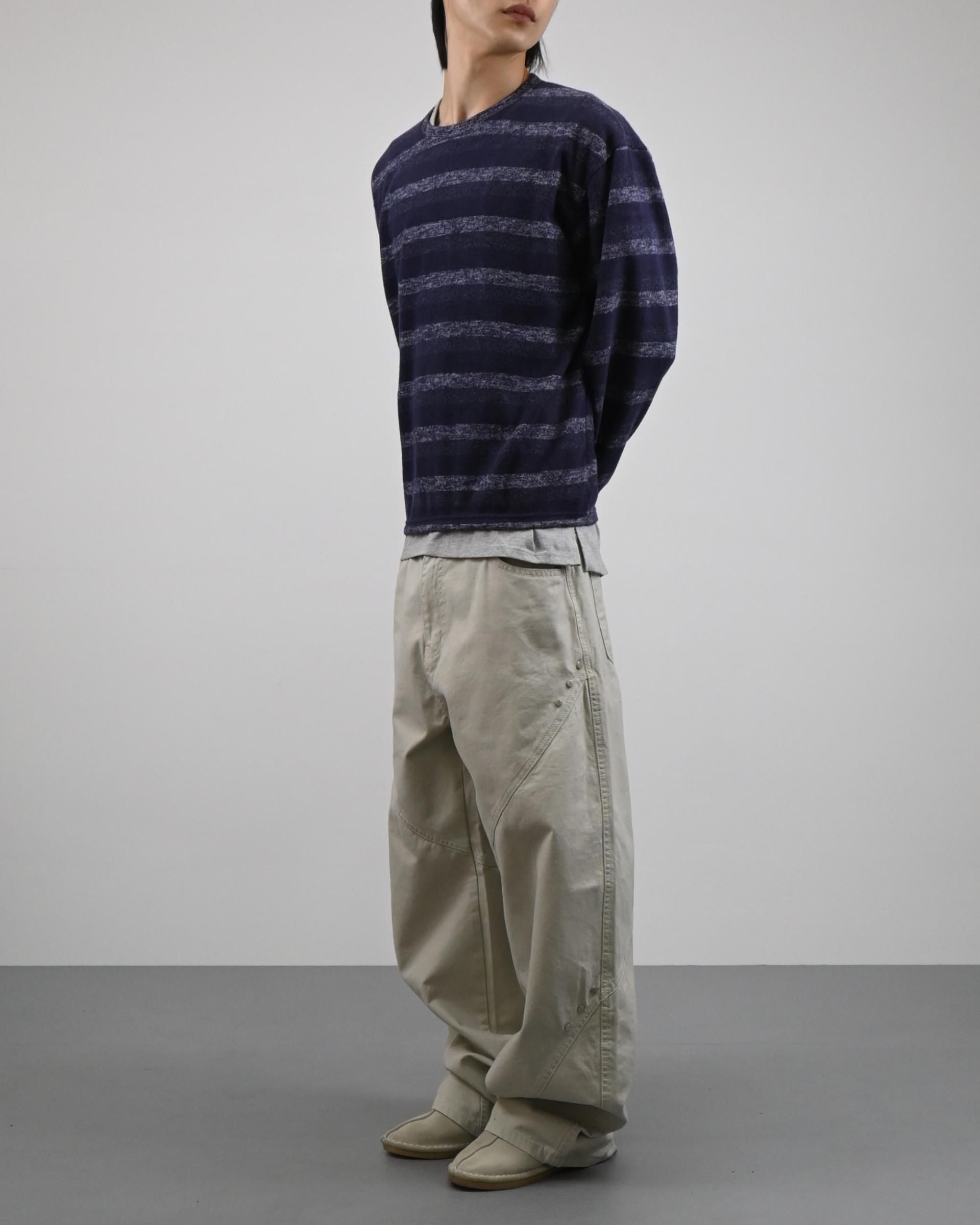 ash stripe knit