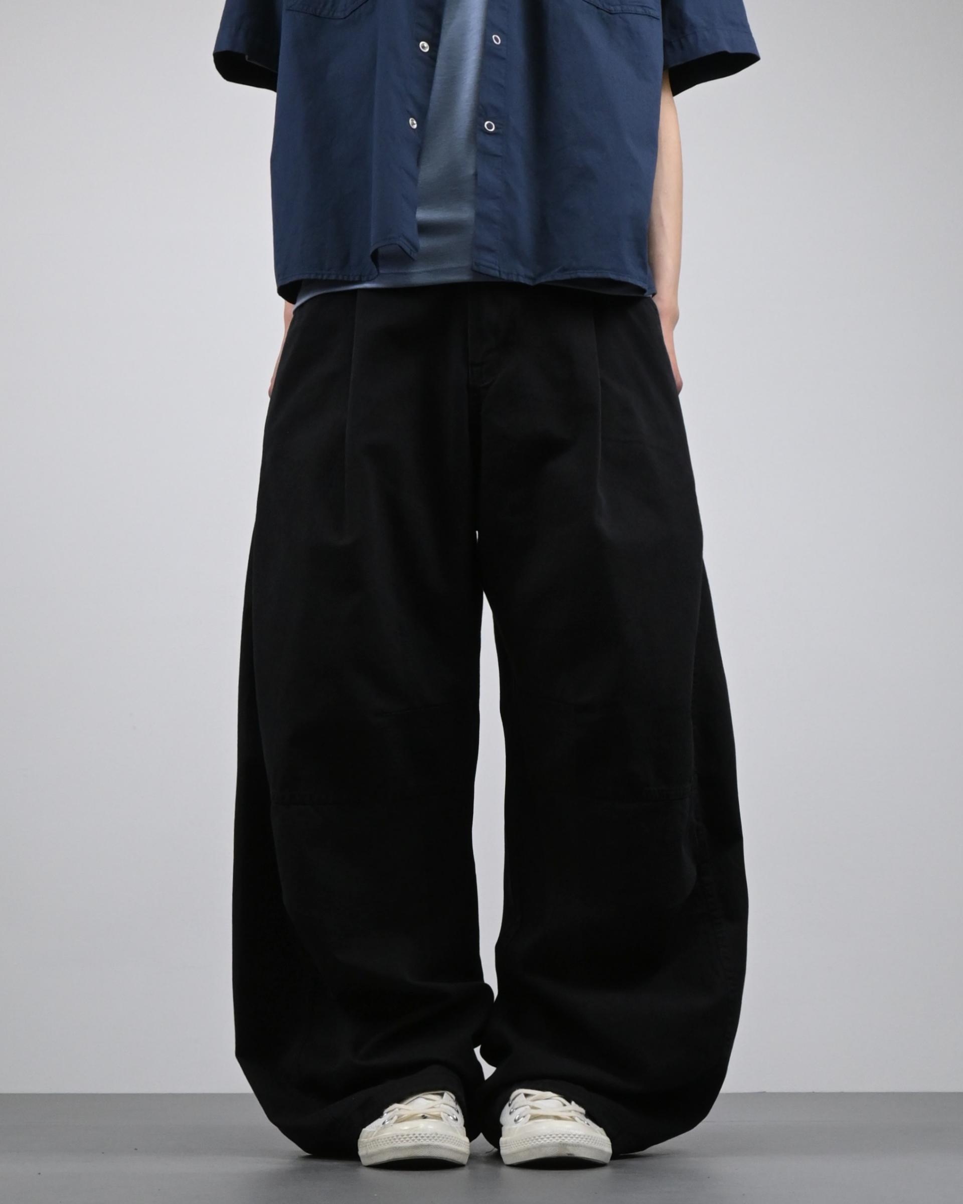 volumetric balloon cotton pants