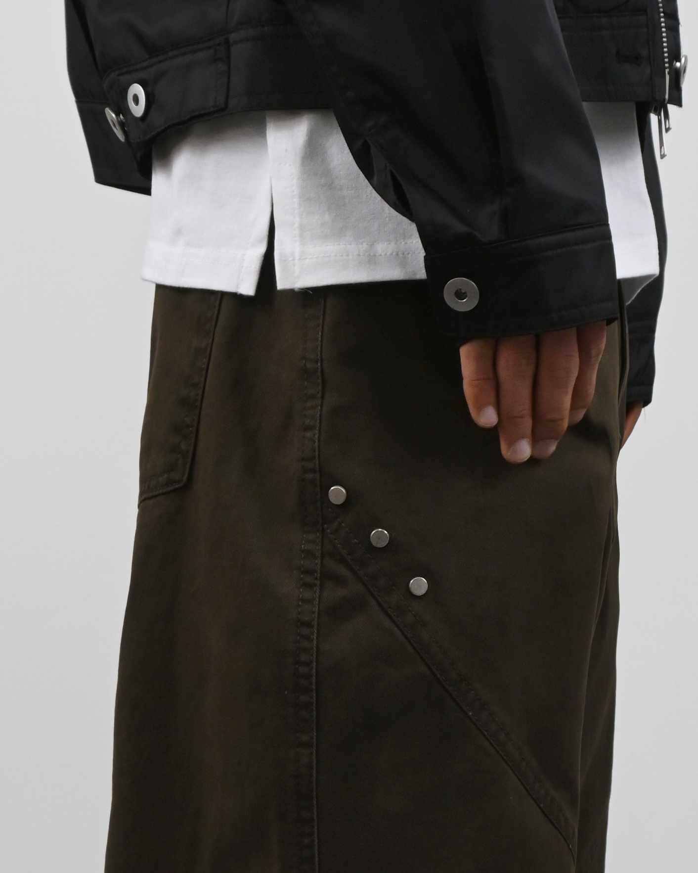 bio cotton rivet pants