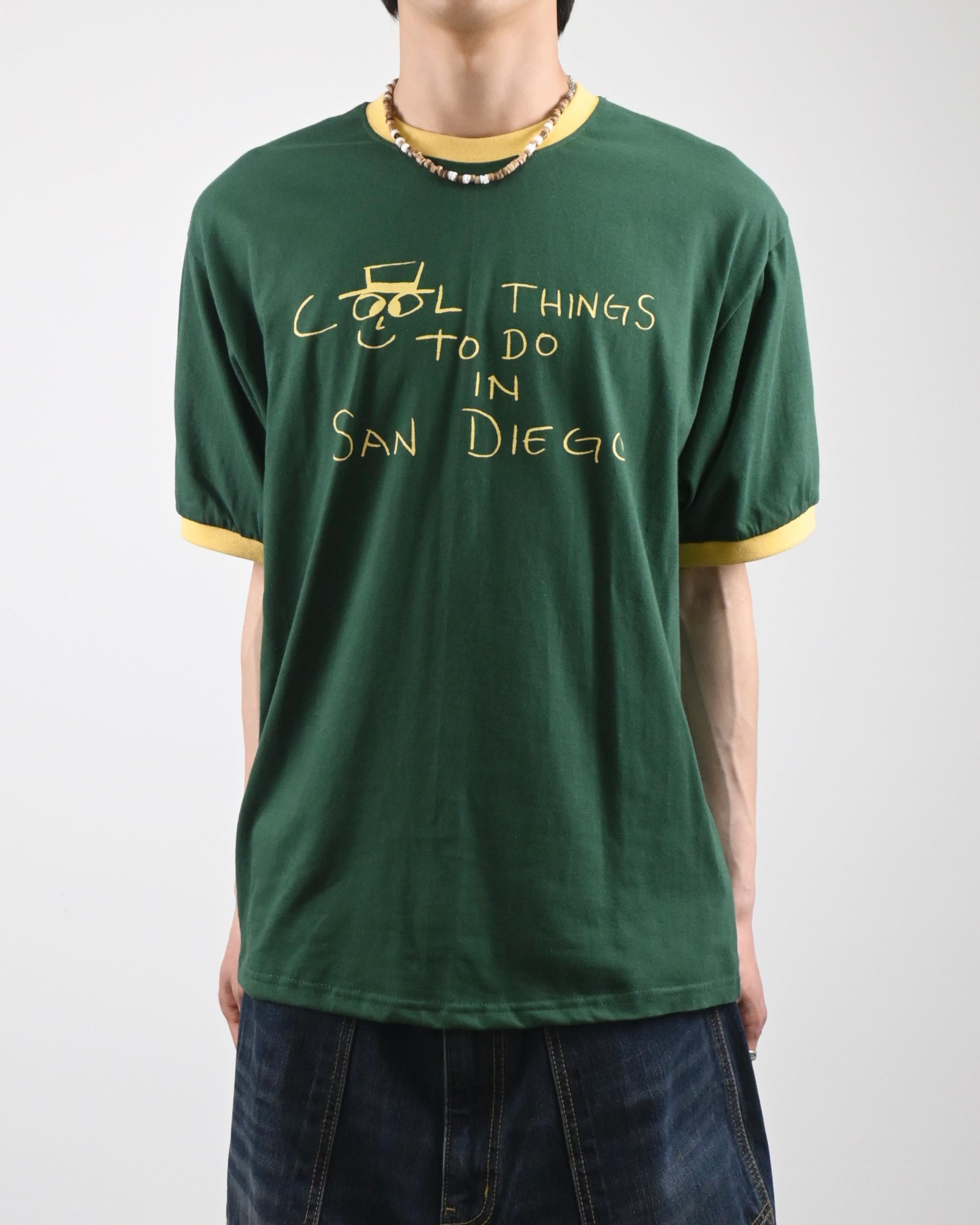 san diego ringer half t-shirt