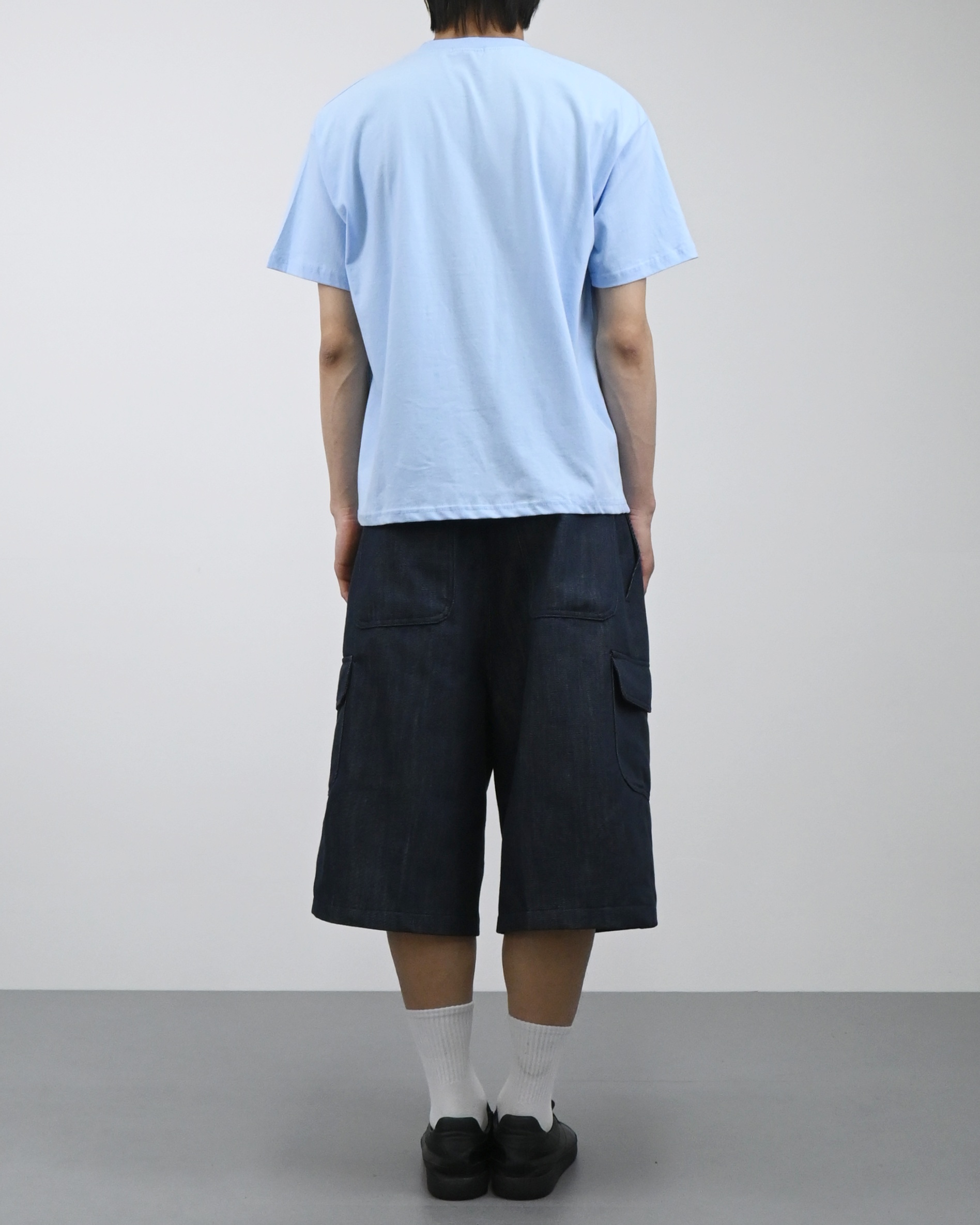 luge lettering half t-shirt