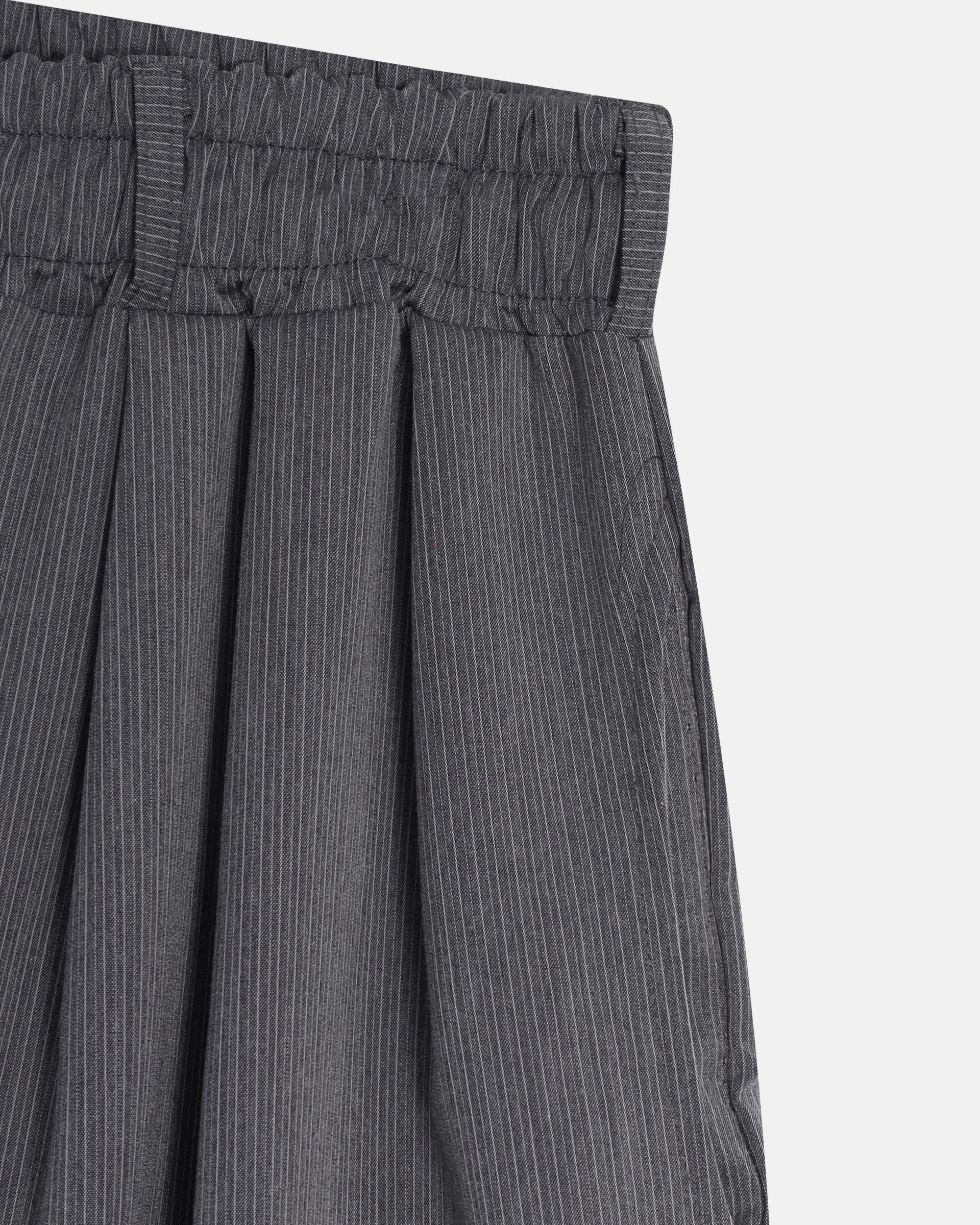 three tuck stripe bermuda slacks