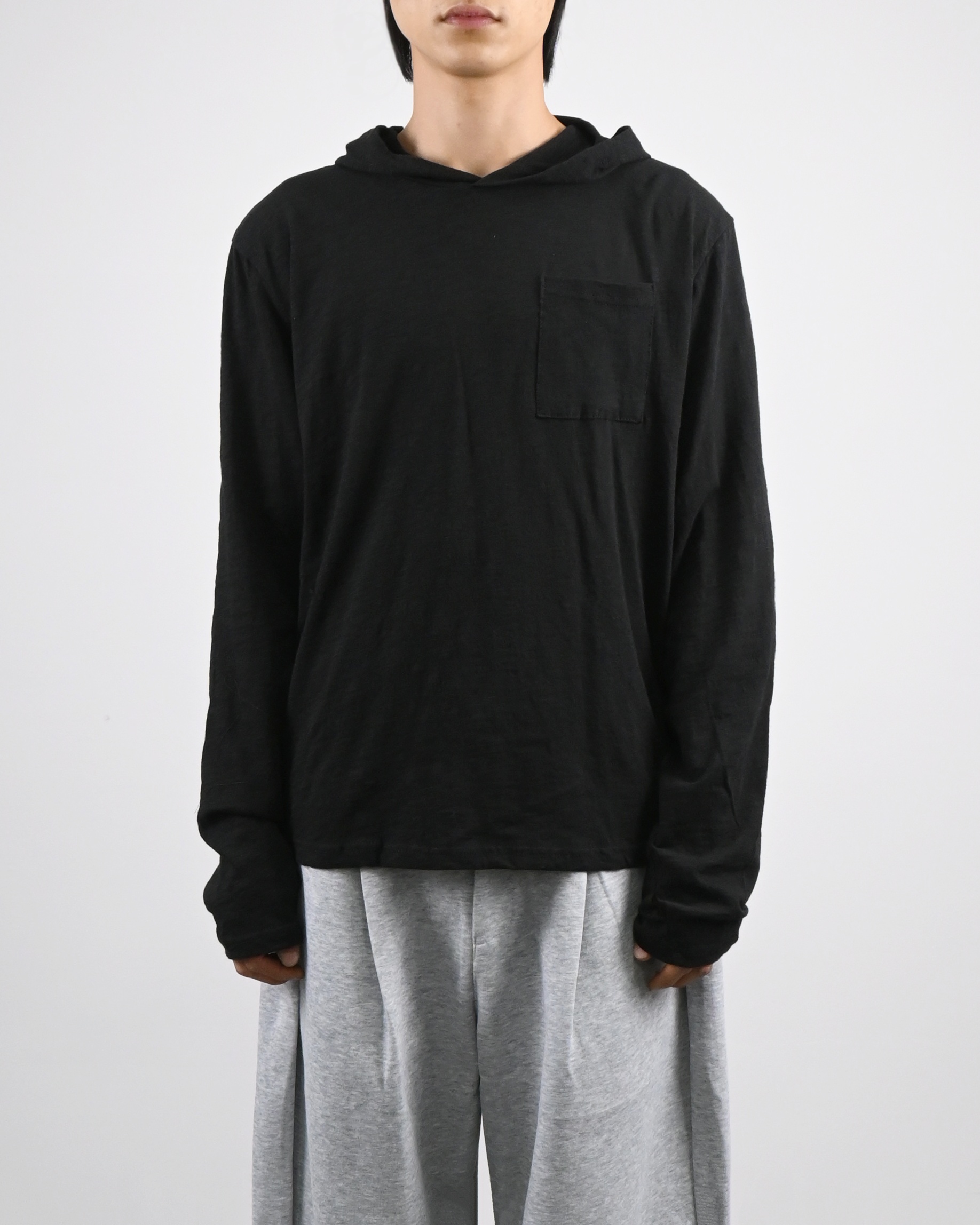 slub pocket warmer hoodie