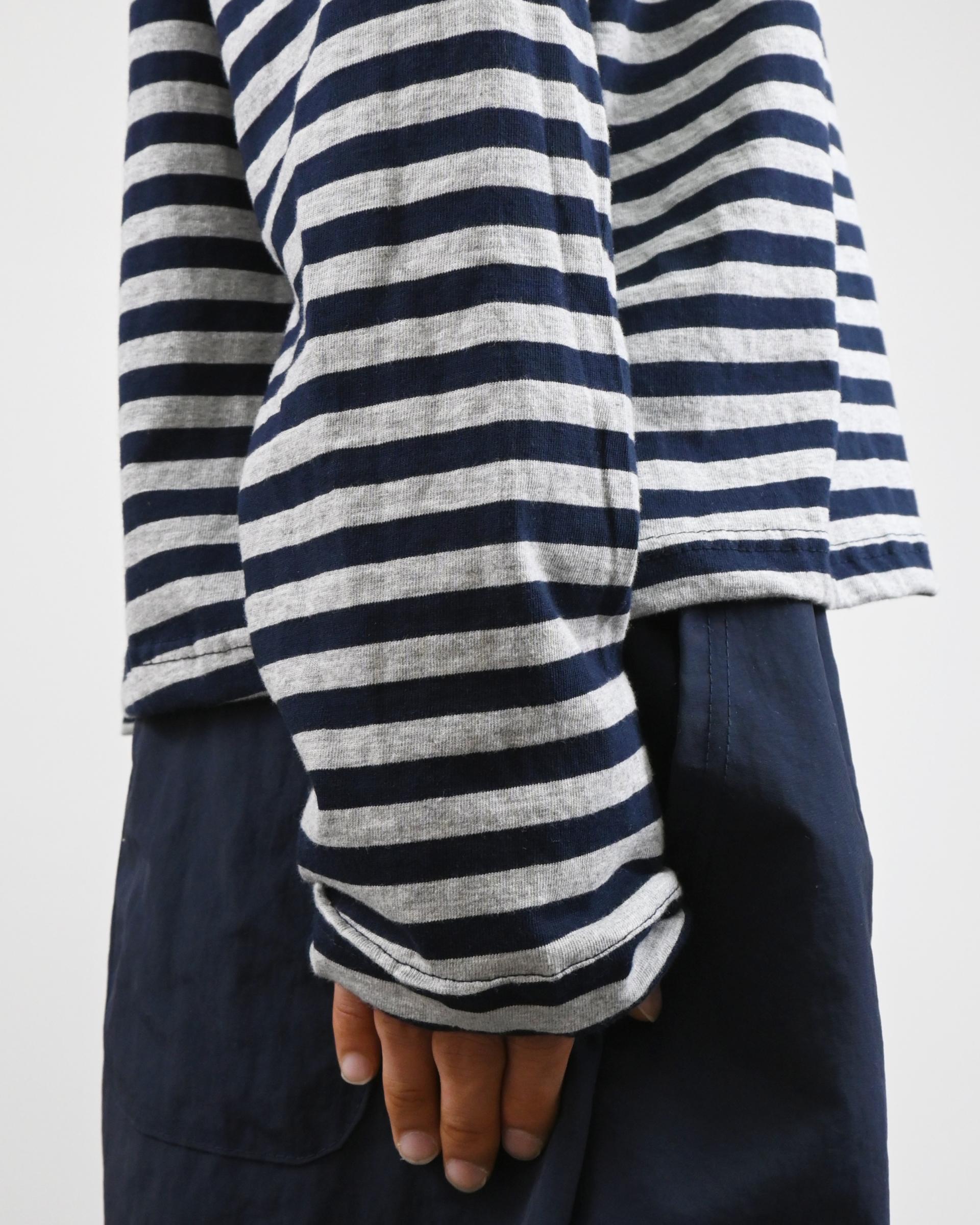 reed cropped striped hoodie