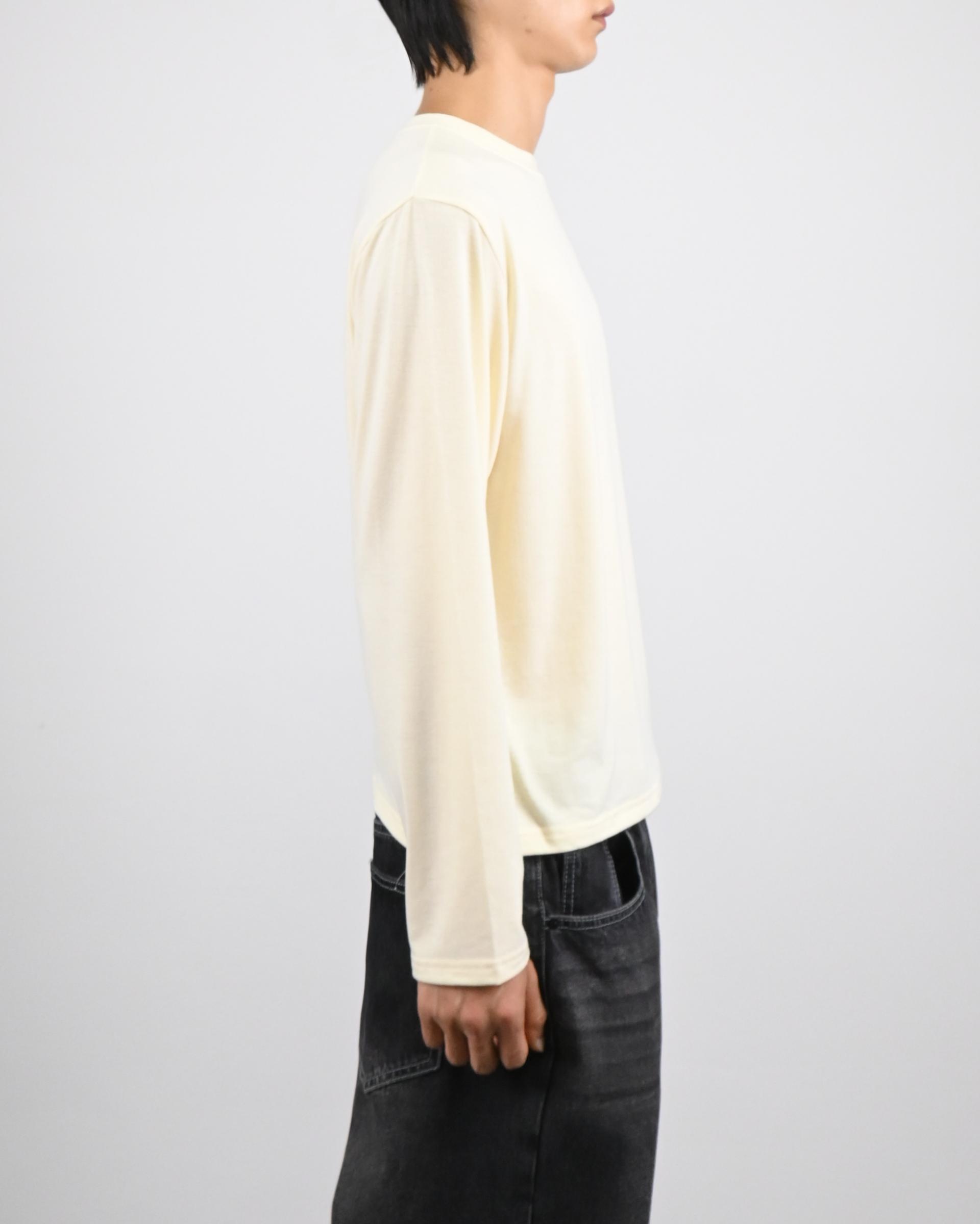 slub henley neck long sleeve 복제