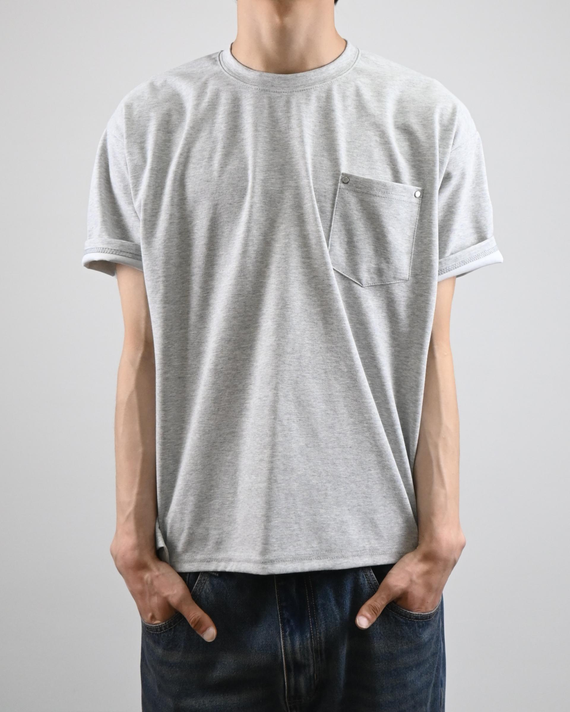 rivet crop half t-shirt