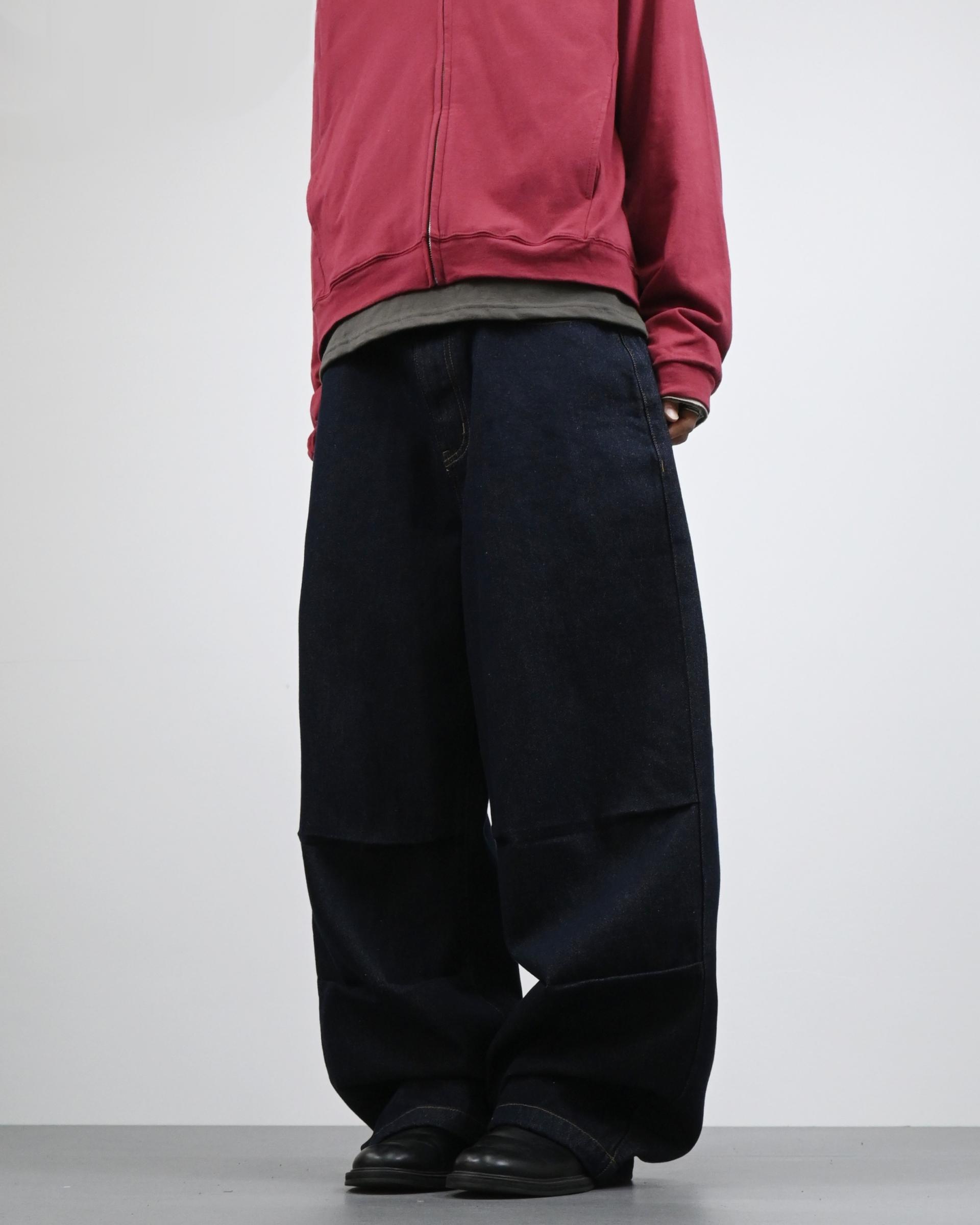milo velcro balloon denim pants