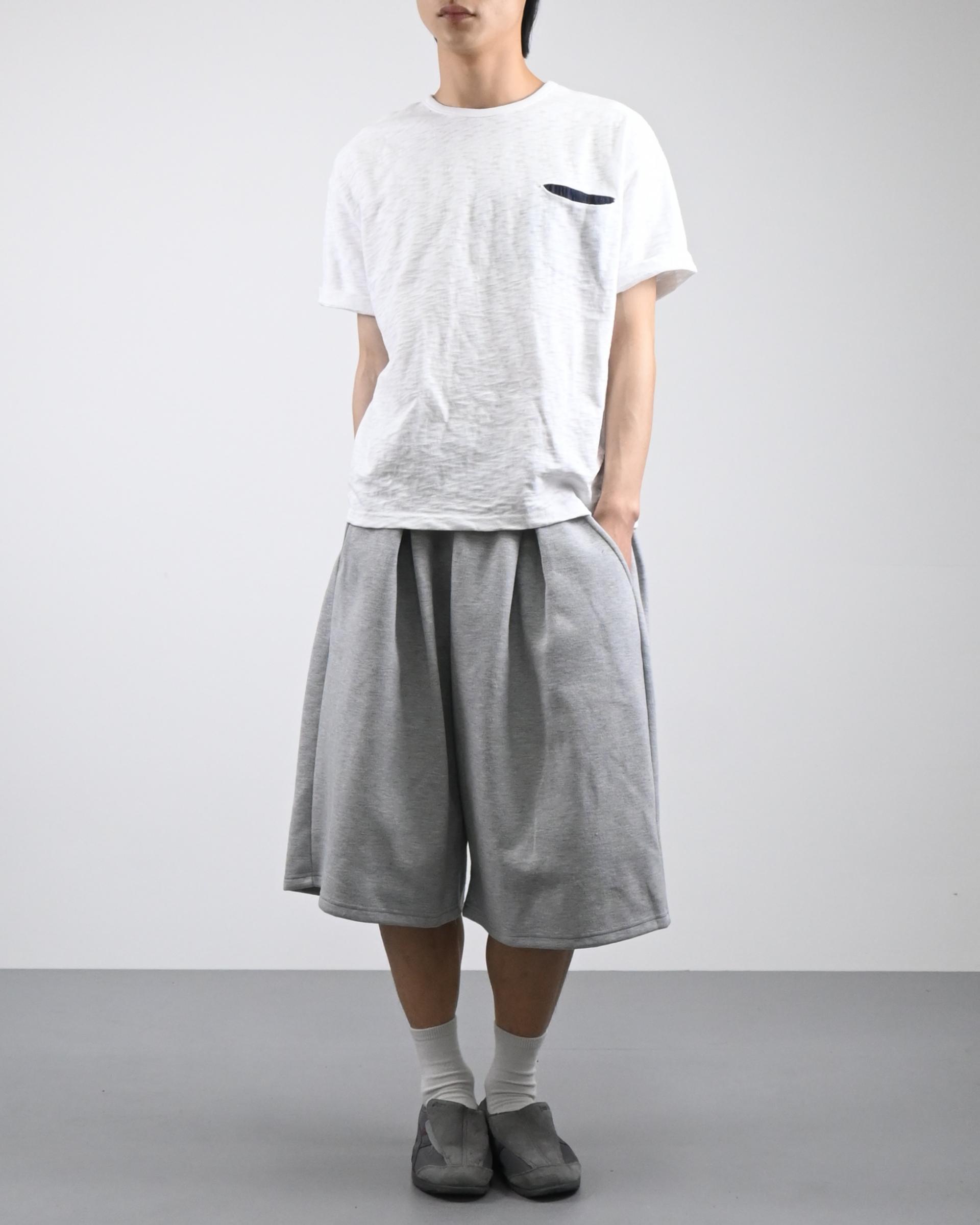 carp pin tuck bermuda sweatpants