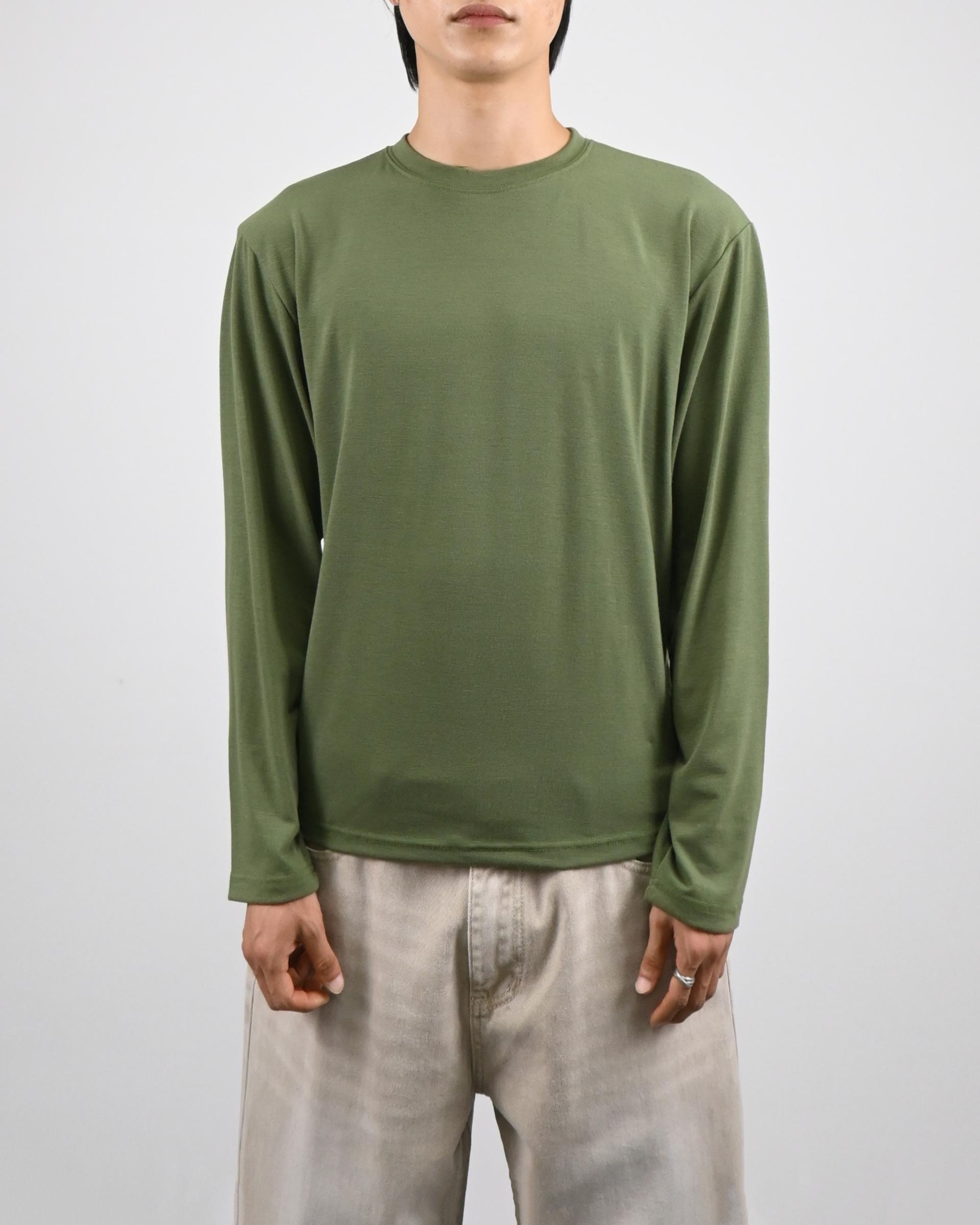 slub henley neck long sleeve 복제