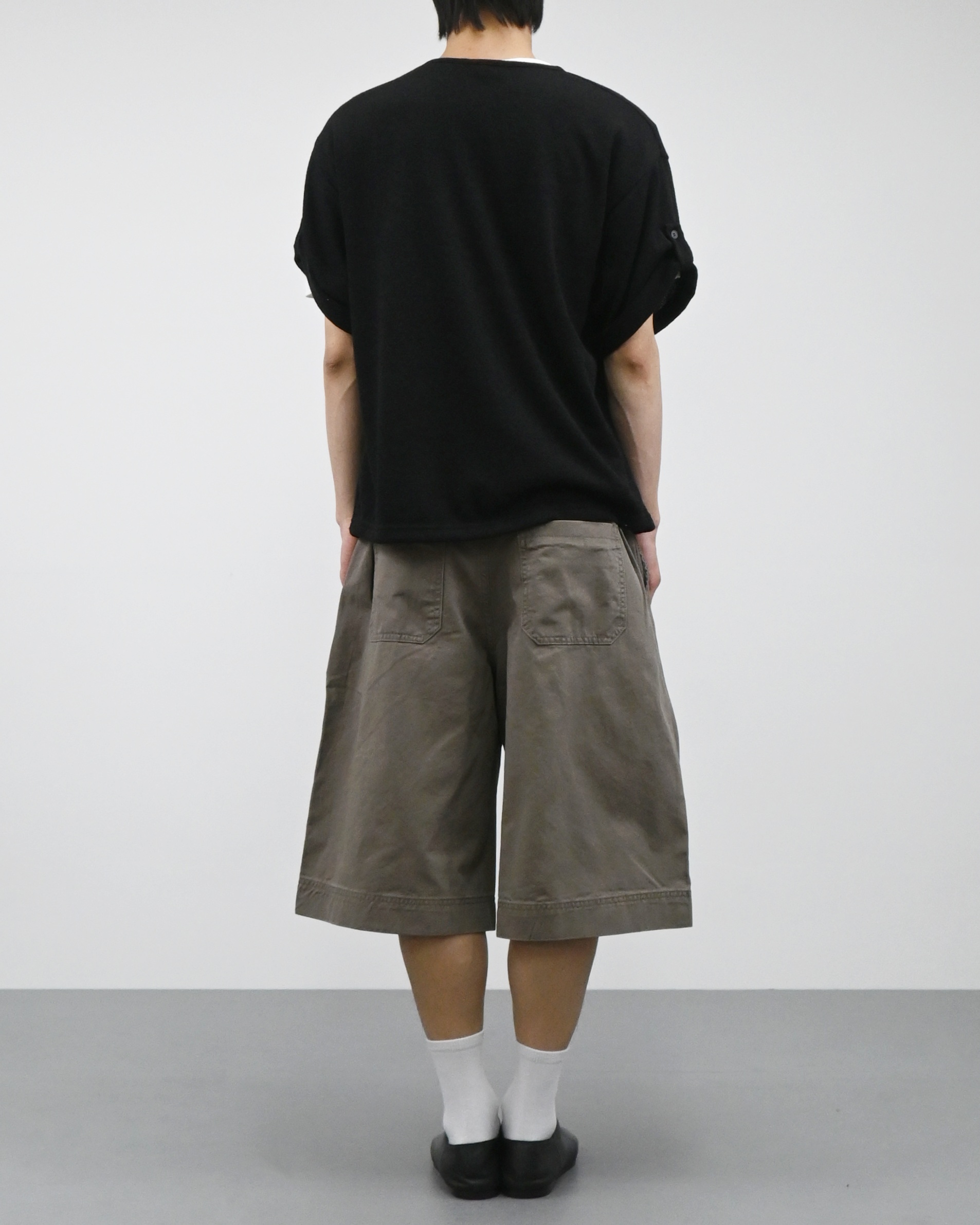 linkle roll-up half cardigan