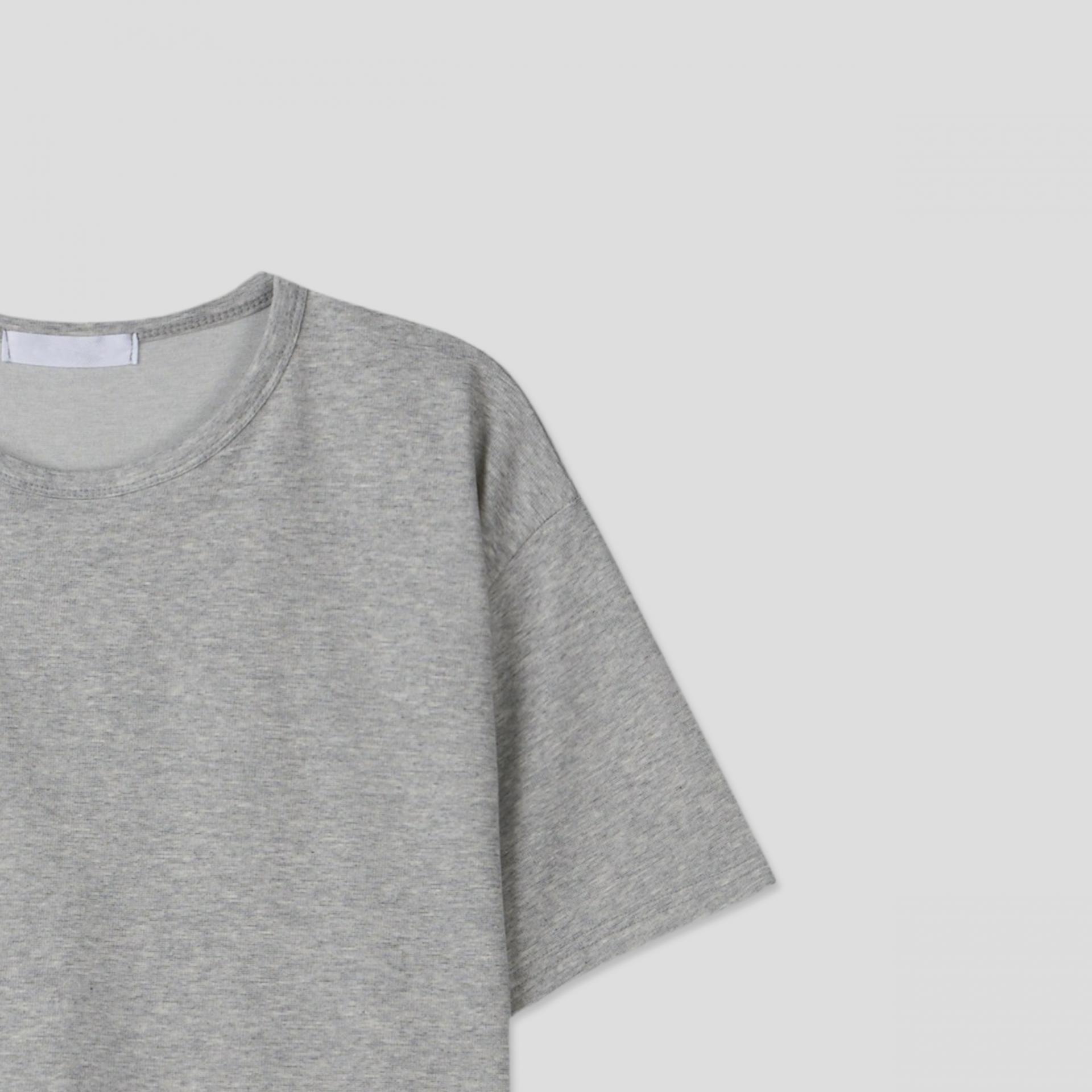 under snap half-t-shirt