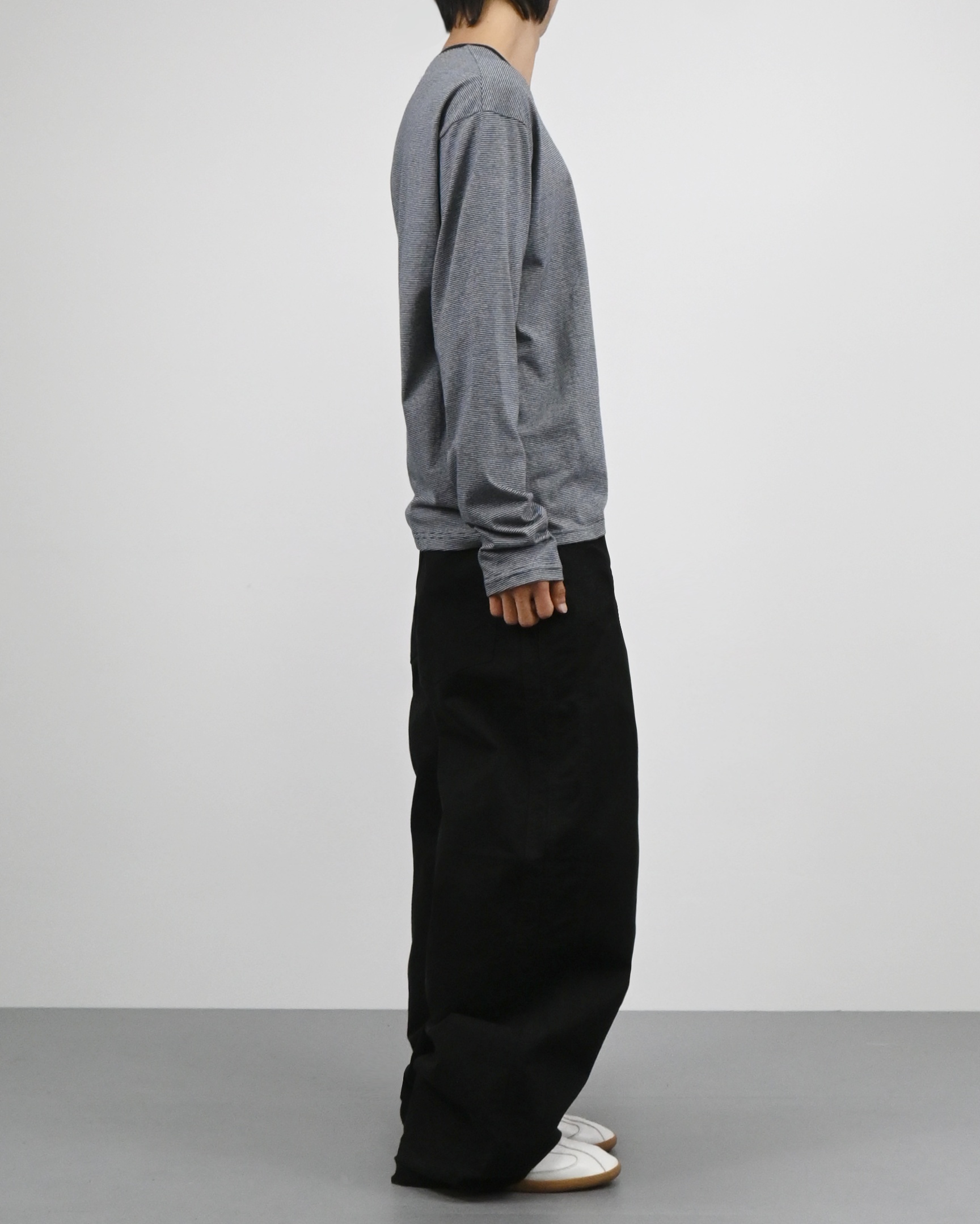 calm stripe warmer long sleeve