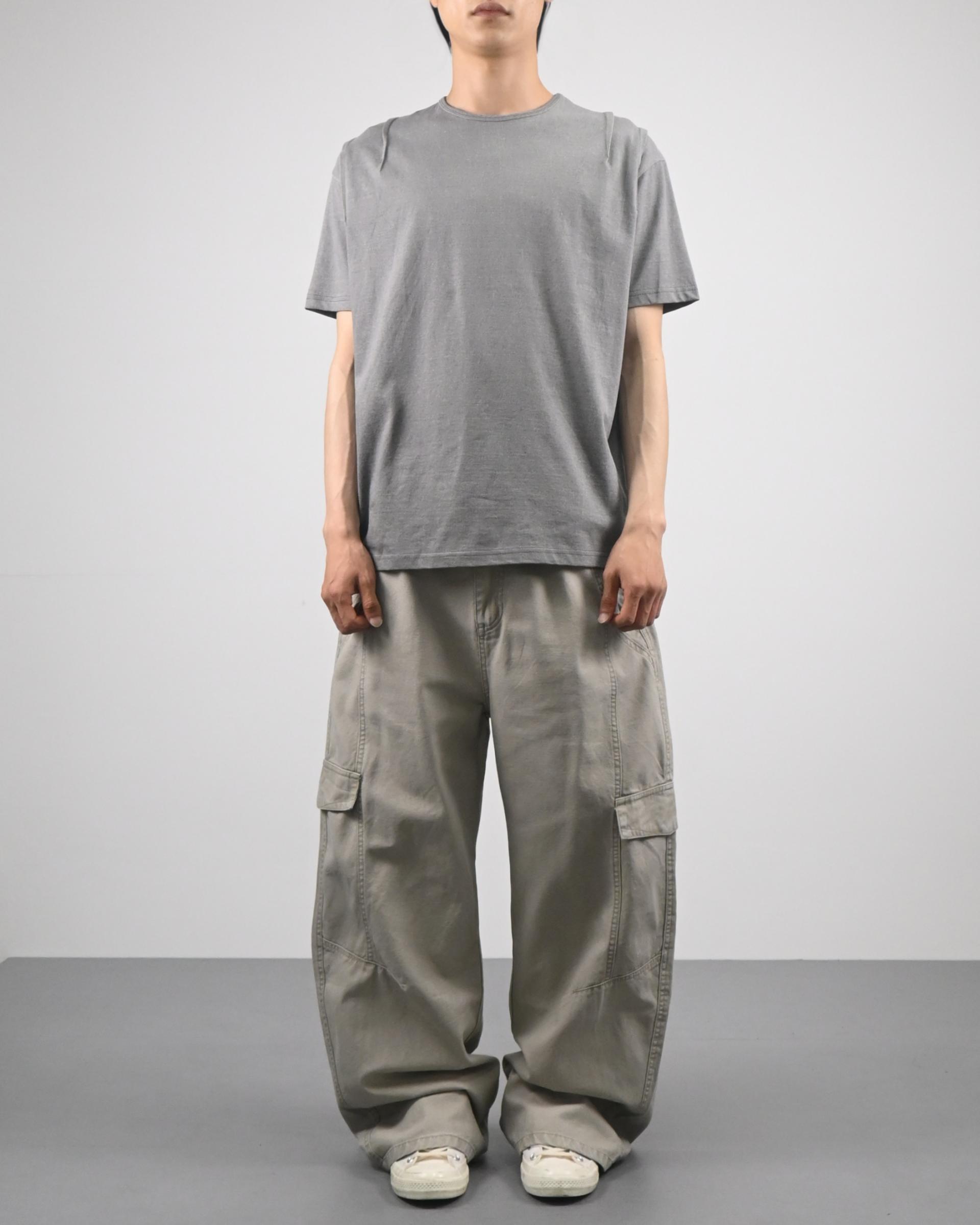 pigment dart crop half t-shirt