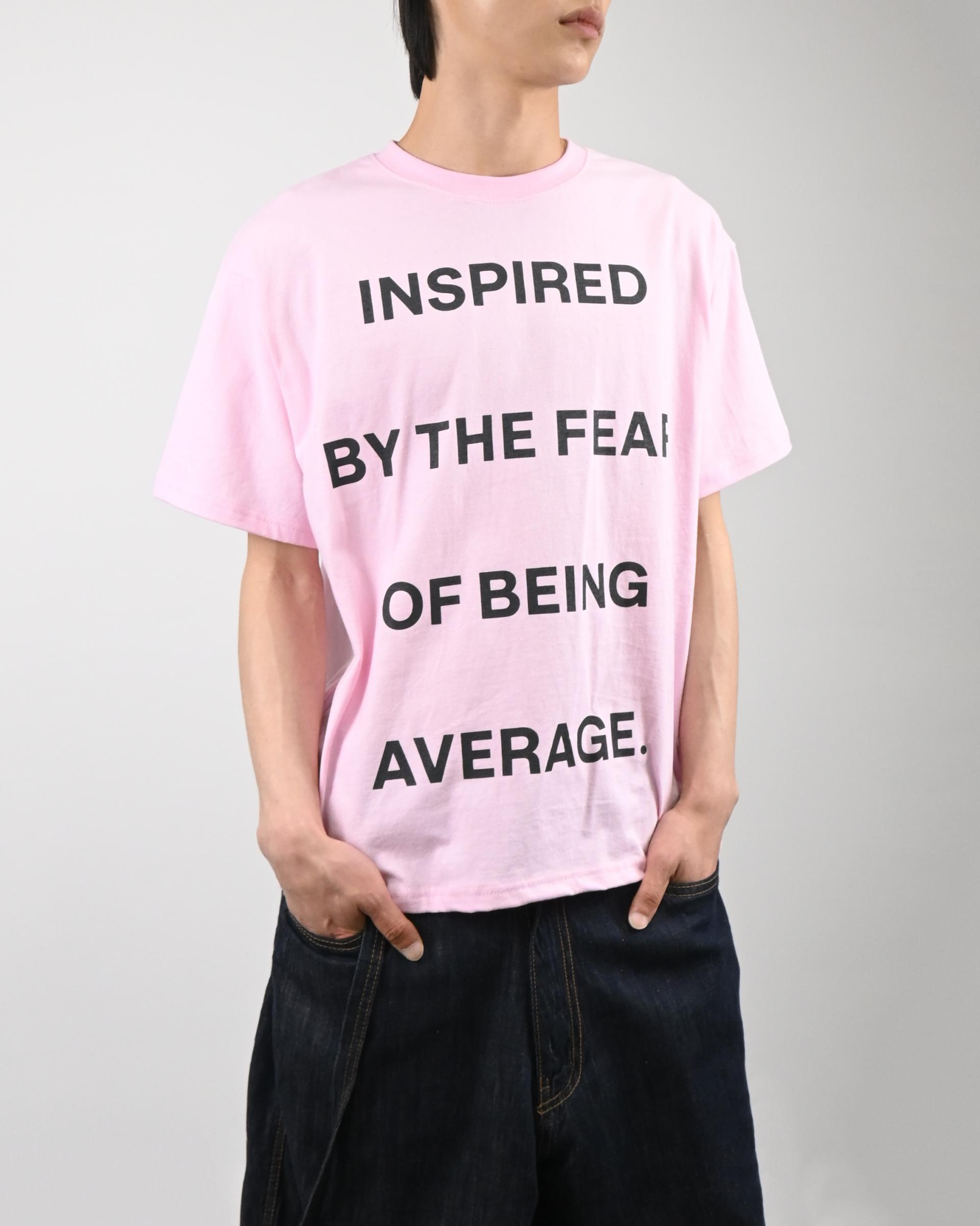 inspired lettering half-t-Shirt