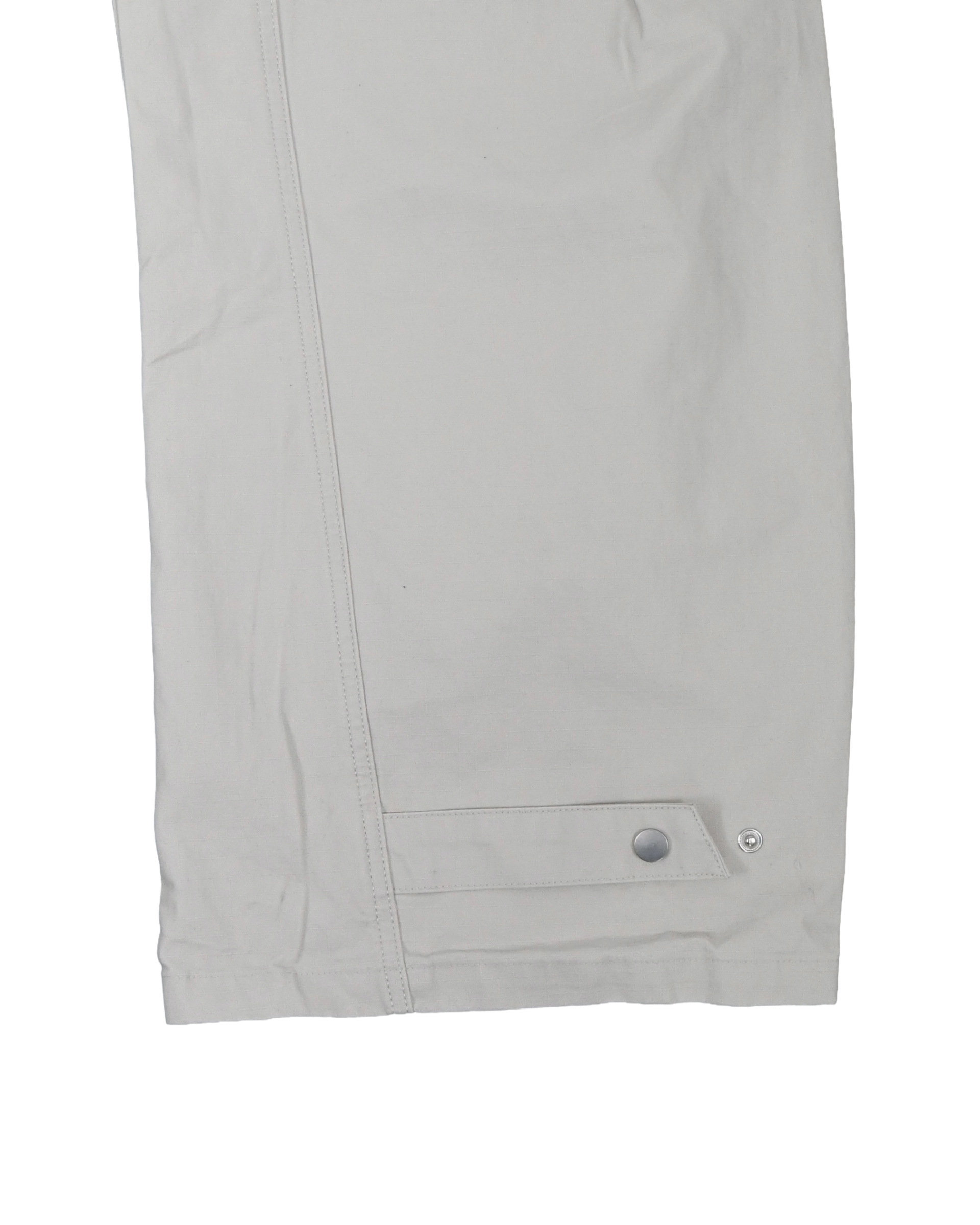 curve dyed strap cotton pants