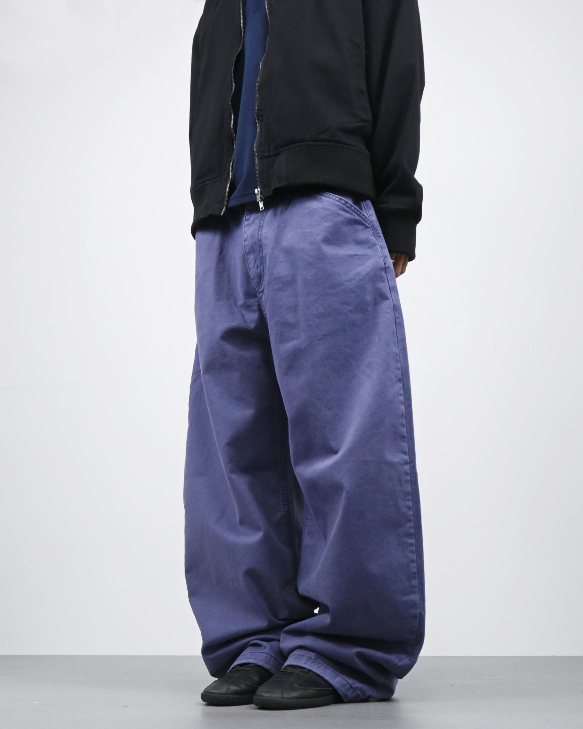 pigment solid balloon cotton pants